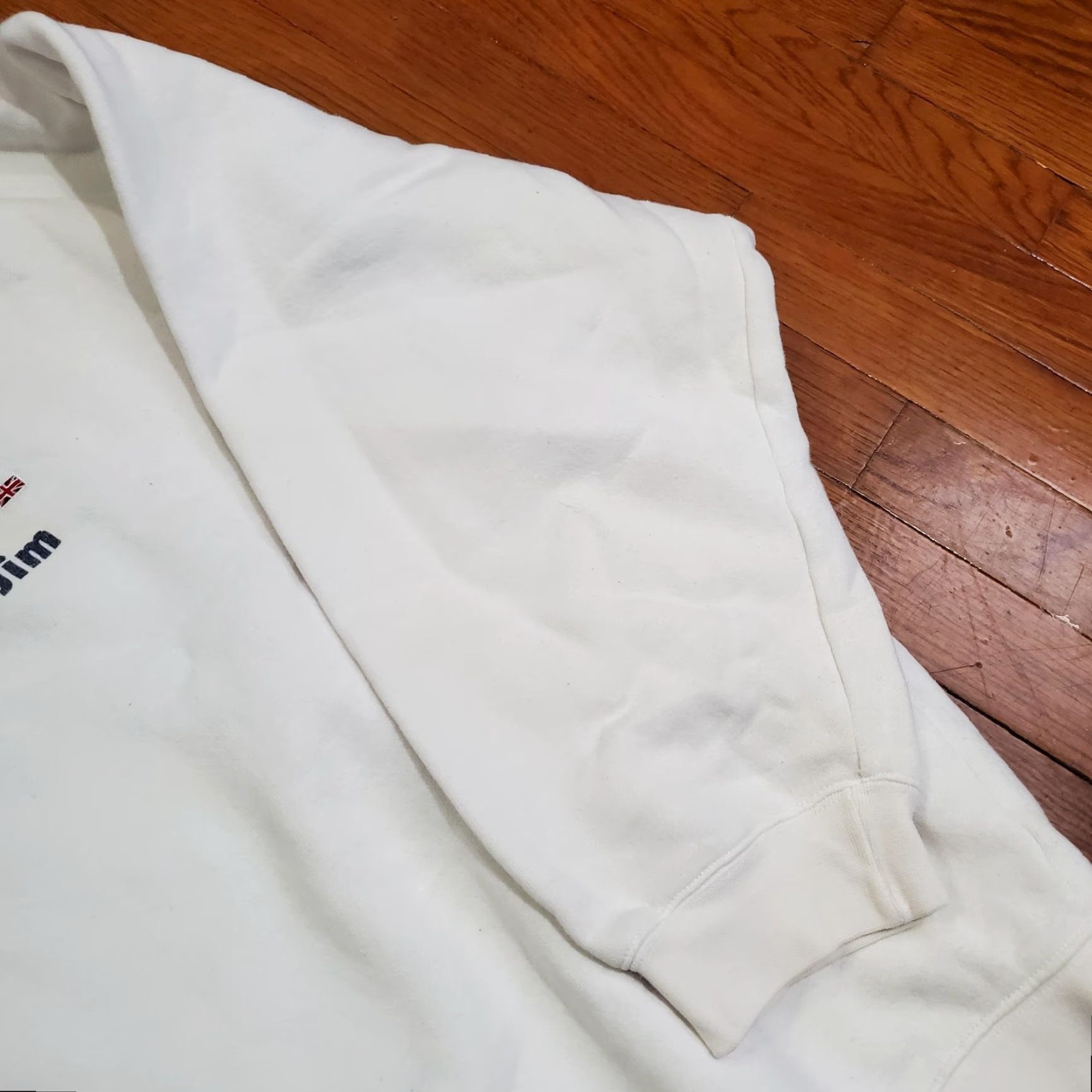 Reebok VINTAGE Reebok Classic Sweatshirt Mens Large White Crewneck Jim Embroidered Logo Front Size US XL / EU 56 / 4 - 4 Thumbnail