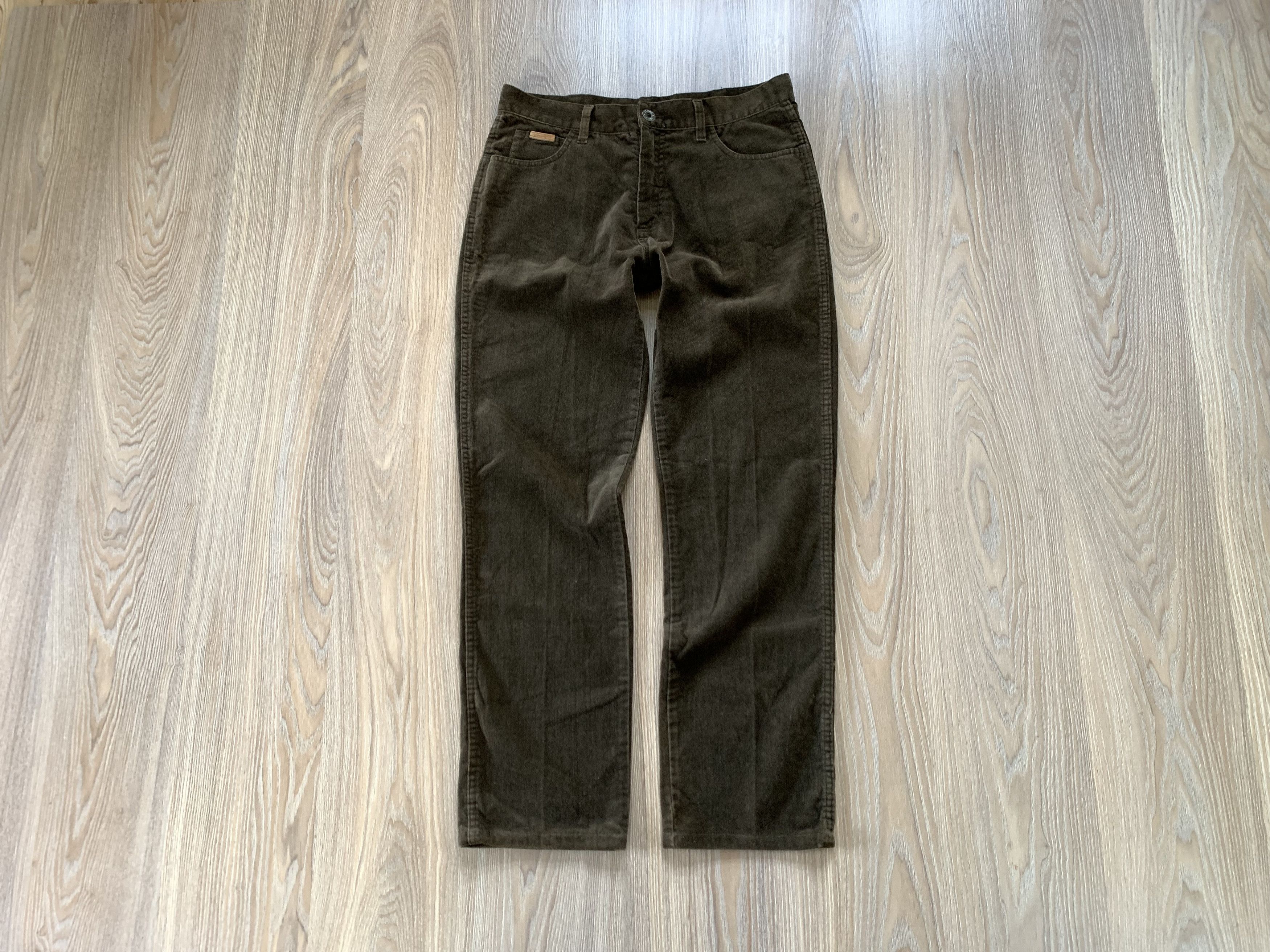 Vintage × Wrangler Wrangler Vintage Khaki Velvet Pants Size US 36 / EU 52 - 1 Thumbnail