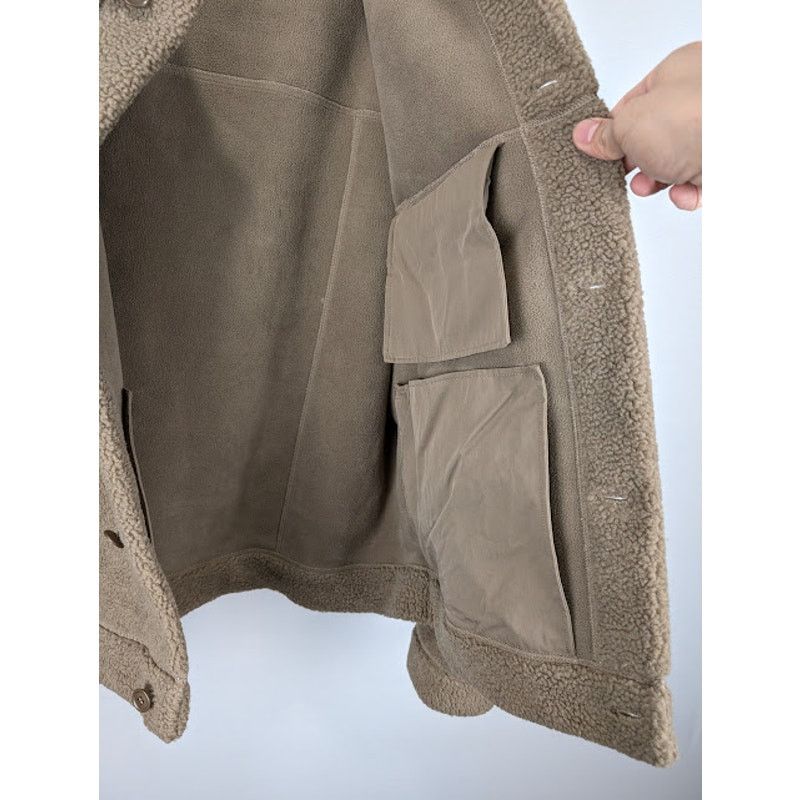 Burberry o1rshd1 Fleece Jacket in Camel Size US XL / EU 56 / 4 - 12 Thumbnail