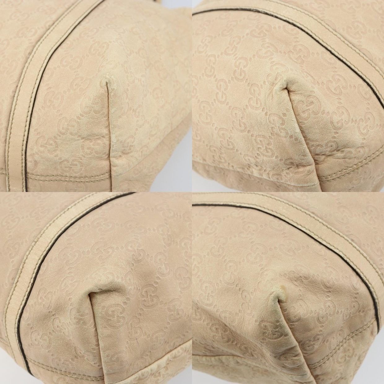 Gucci Gucci GG Canvas Guccissima Tote Bag Beige Size ONE SIZE - 12 Thumbnail