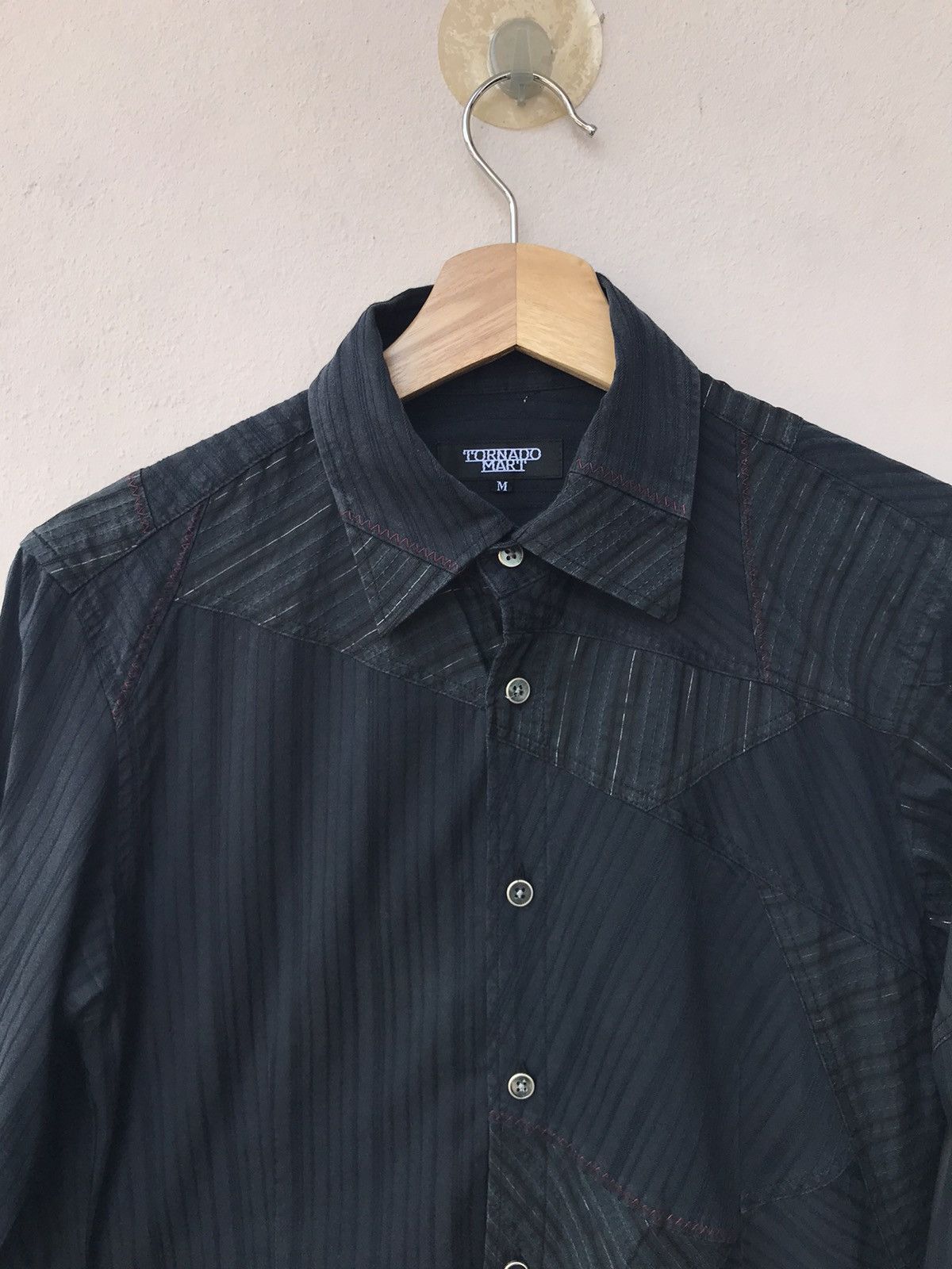 Tornado Mart Vintage Tornado Mart Long Sleeve Button Up Shirt Size M / US 6-8 / IT 42-44 - 6 Thumbnail