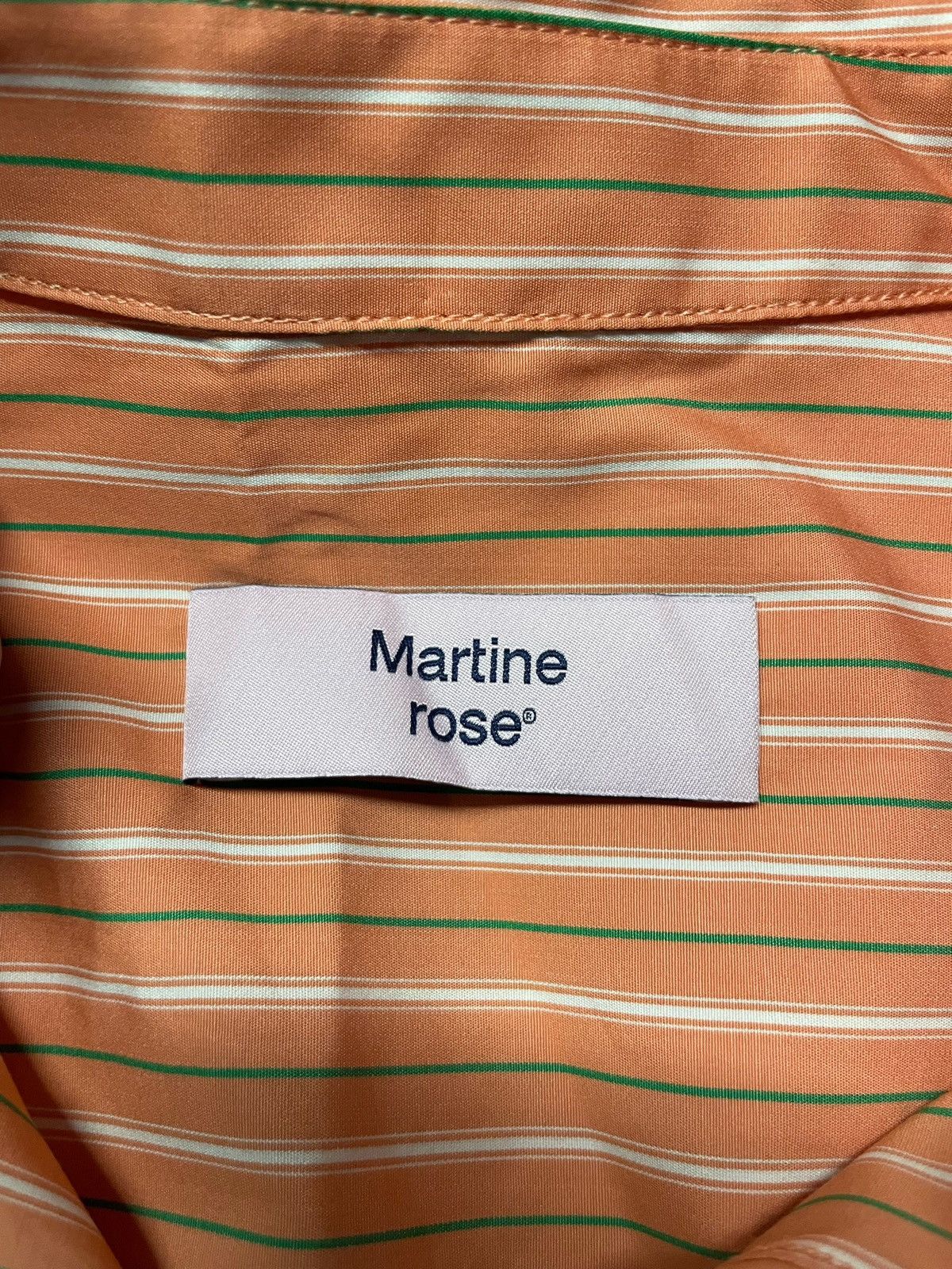 Martine Rose Martine Rose Striped Short-Sleeves Shirt Size US XS / EU 42 / 0 - 9 Thumbnail