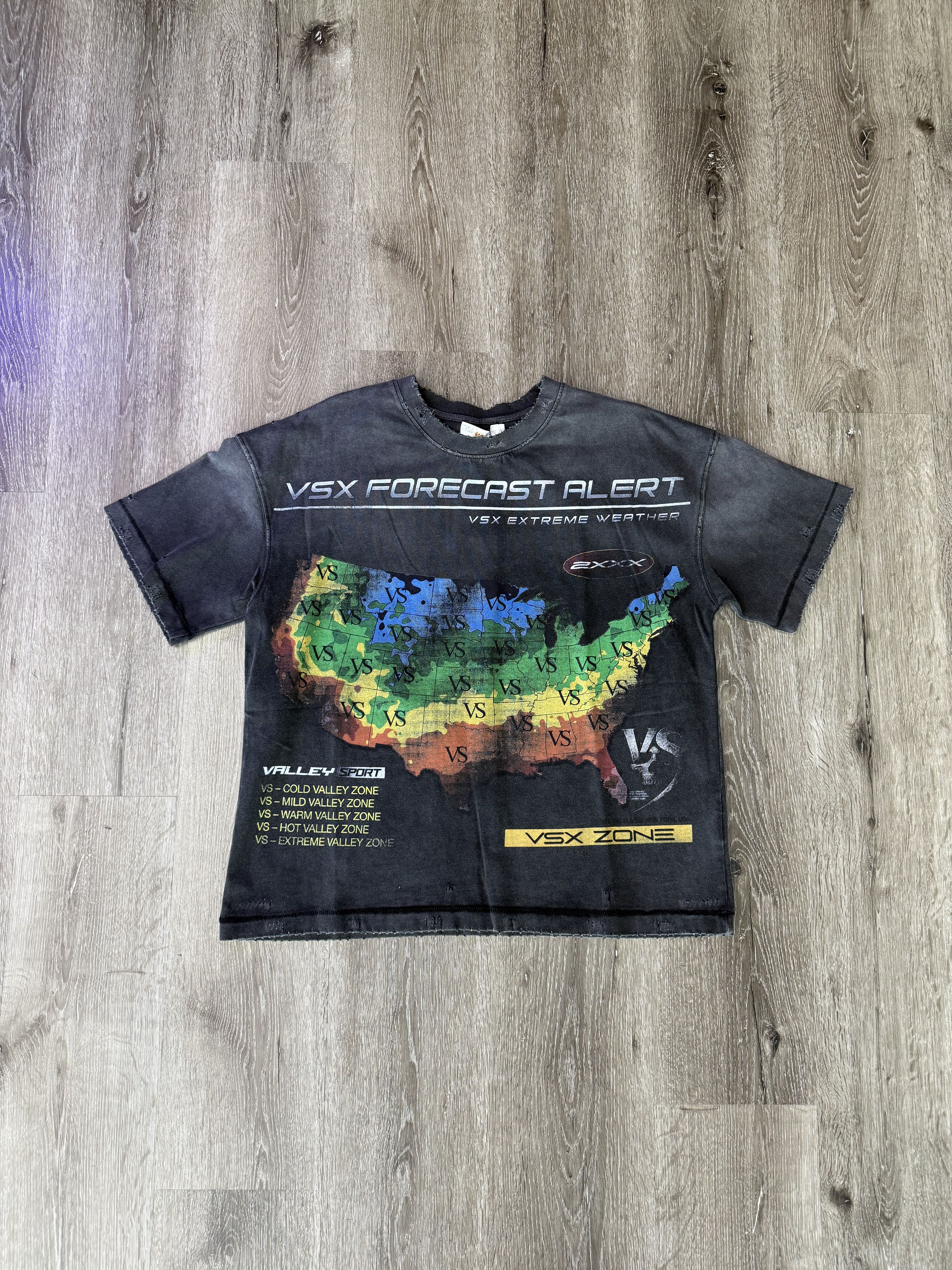 Vale Vale Forever "Weatherman" Tee (Black) Size US S / EU 44-46 / 1 - 1 Thumbnail