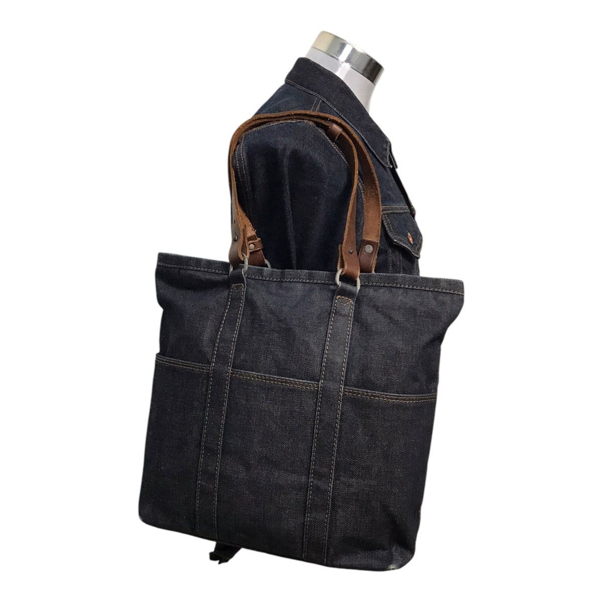 Hysteric Glamour × If Six Was Nine × Japanese Brand Denim Indigo Tote Bag Size ONE SIZE - 1 Thumbnail