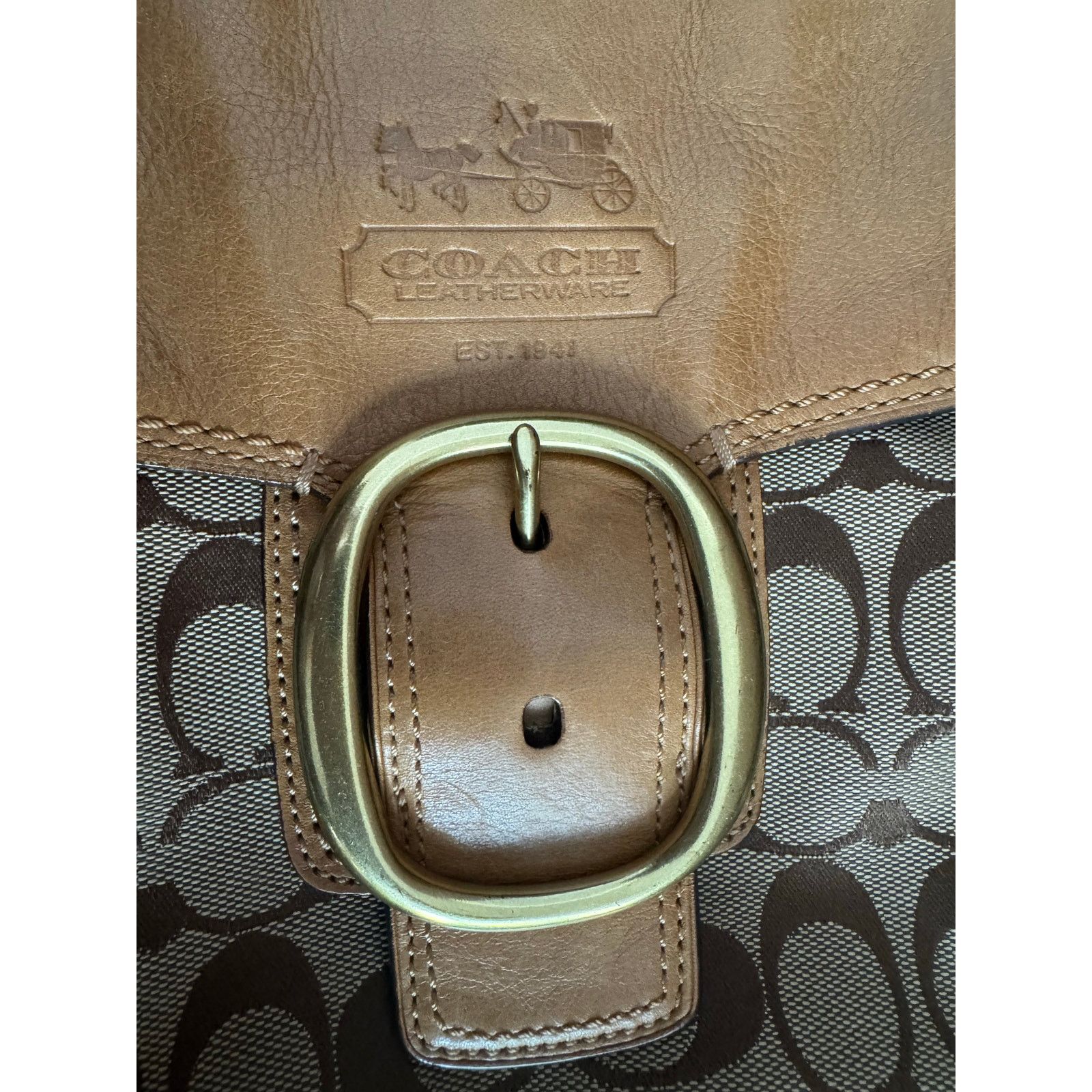 Coach Excellent condition Coach Vintage Bleecker Legacy Canvas Size ONE SIZE - 3 Thumbnail