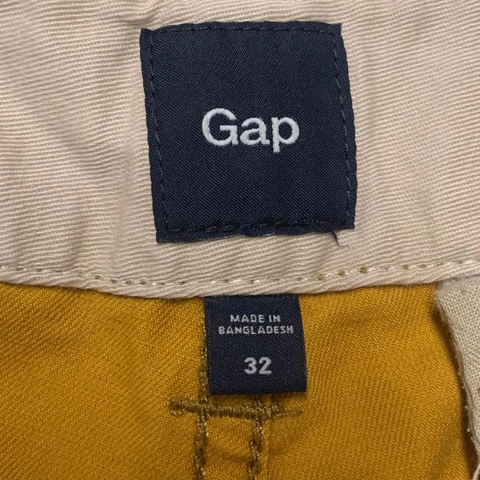 Gap Gap Men's Sz 32 Yellow Cargo Shorts Casual Comfort W33 Gold Size US 32 / EU 48 - 4 Thumbnail