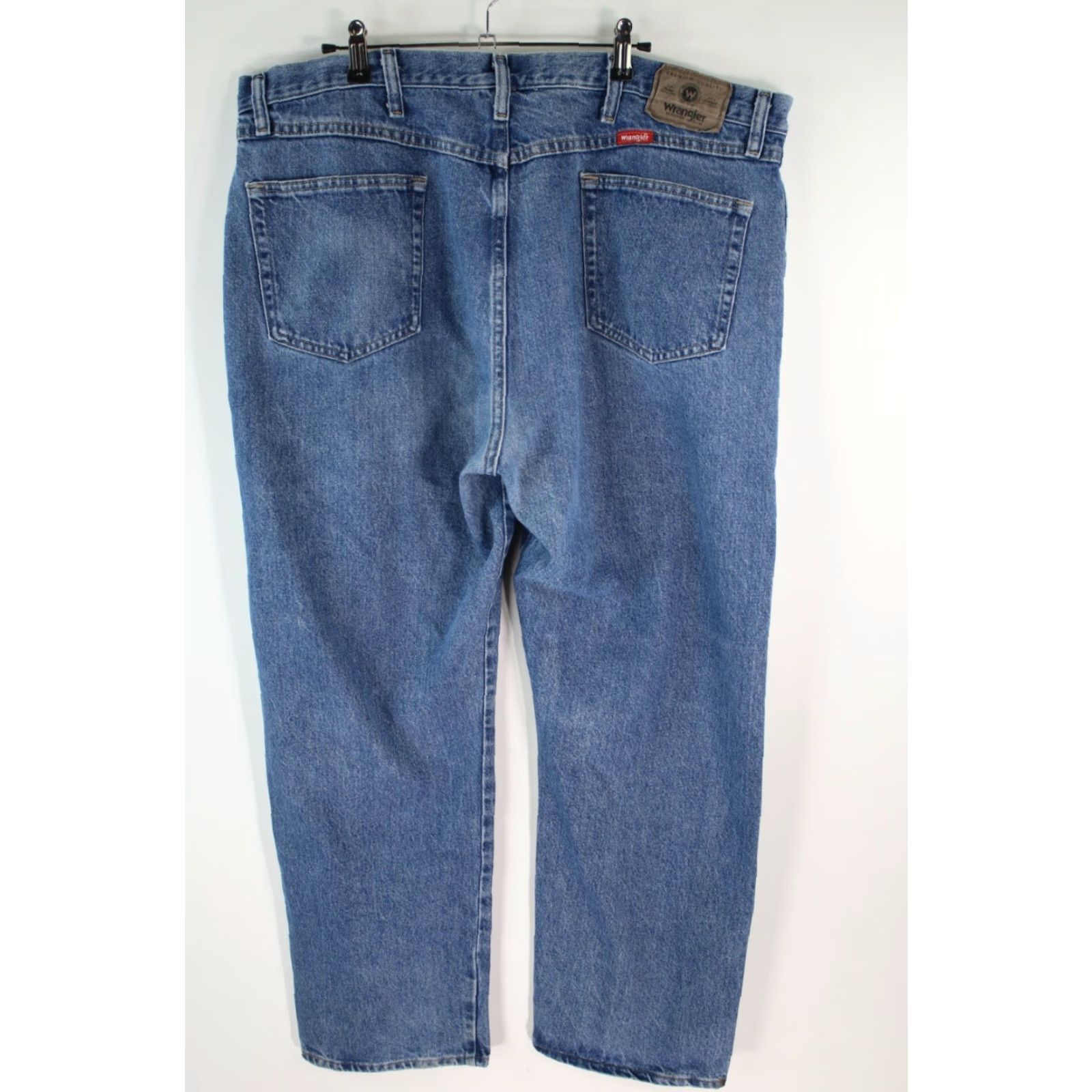Wrangler Wrangler Jeans Mens Regular Fit Straight Leg Blue Denim Size 42X30 Size US 42 / EU 58 - 2 Thumbnail