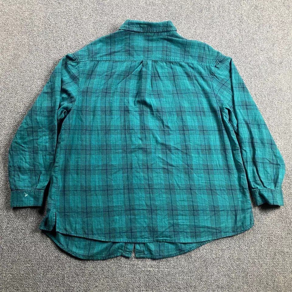 Other Ava & Viv Flannel Top Women's X Plaid Button Up Cotton Blend Size ONE SIZE - 4 Thumbnail