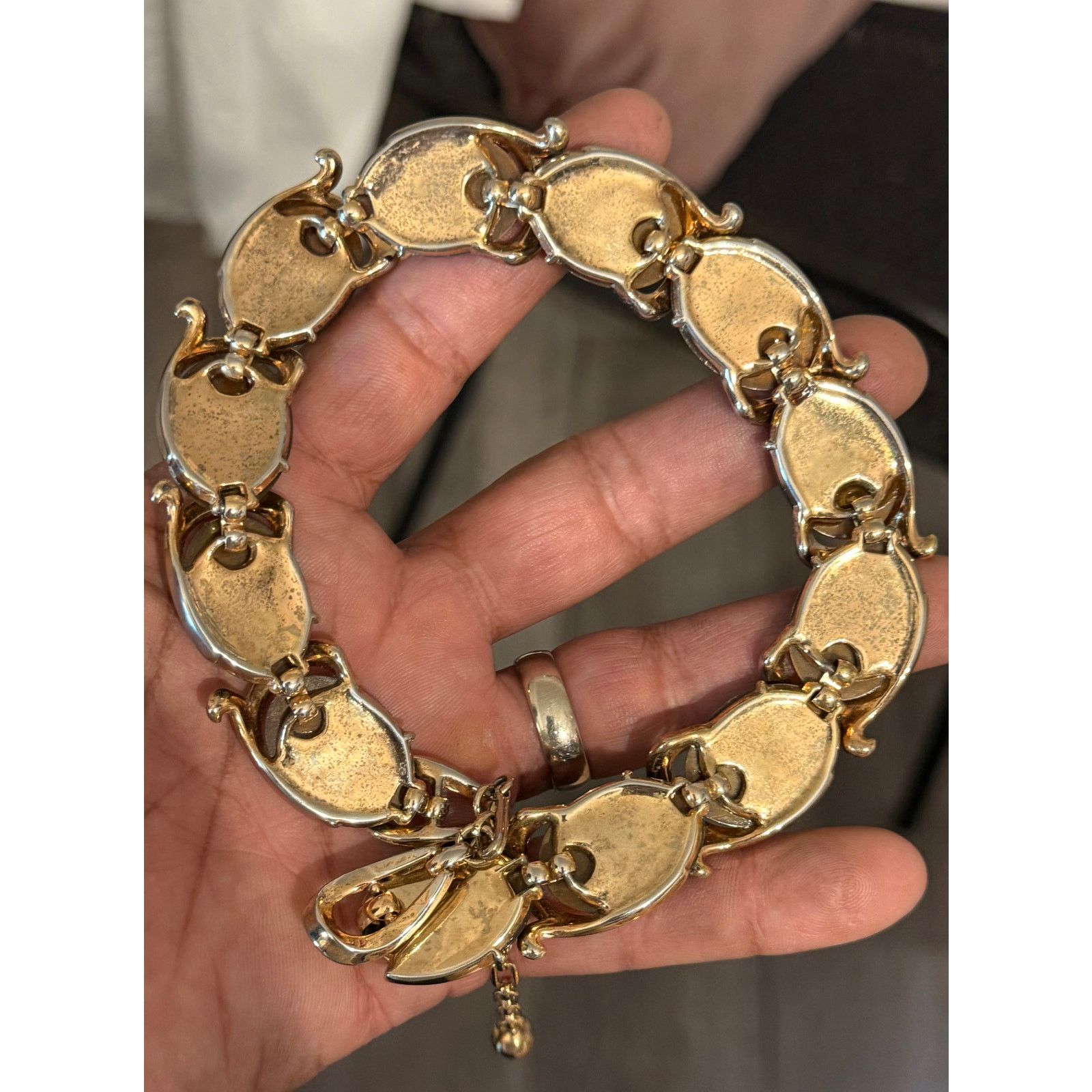 Other Vintage Trifari 14” Chunky Runway Chain Gold Tone Size ONE SIZE - 5 Thumbnail