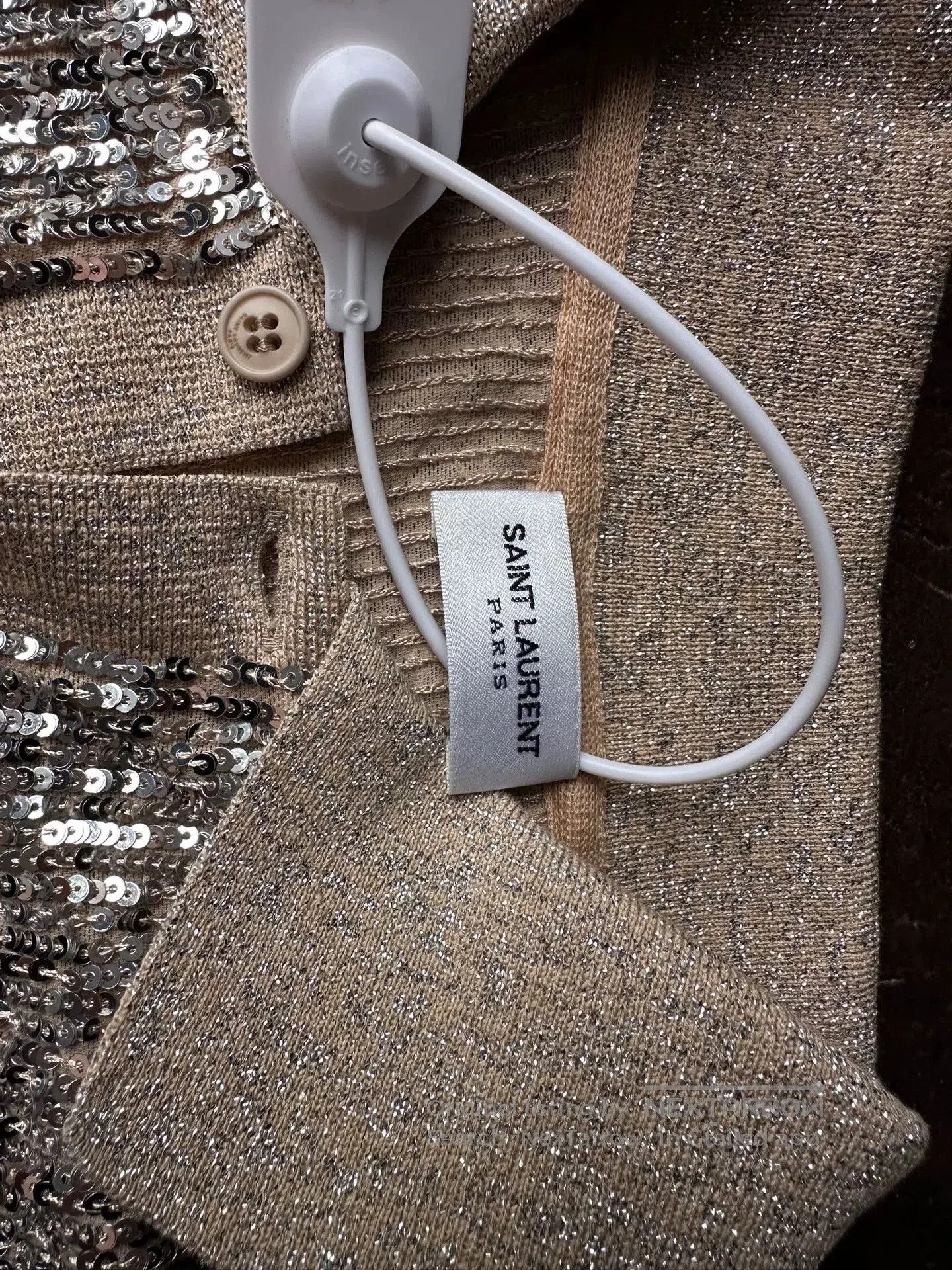 Saint Laurent Paris Saint Laurent Sequined Sleeveless Top. Size M / US 6-8 / IT 42-44 - 2 Thumbnail