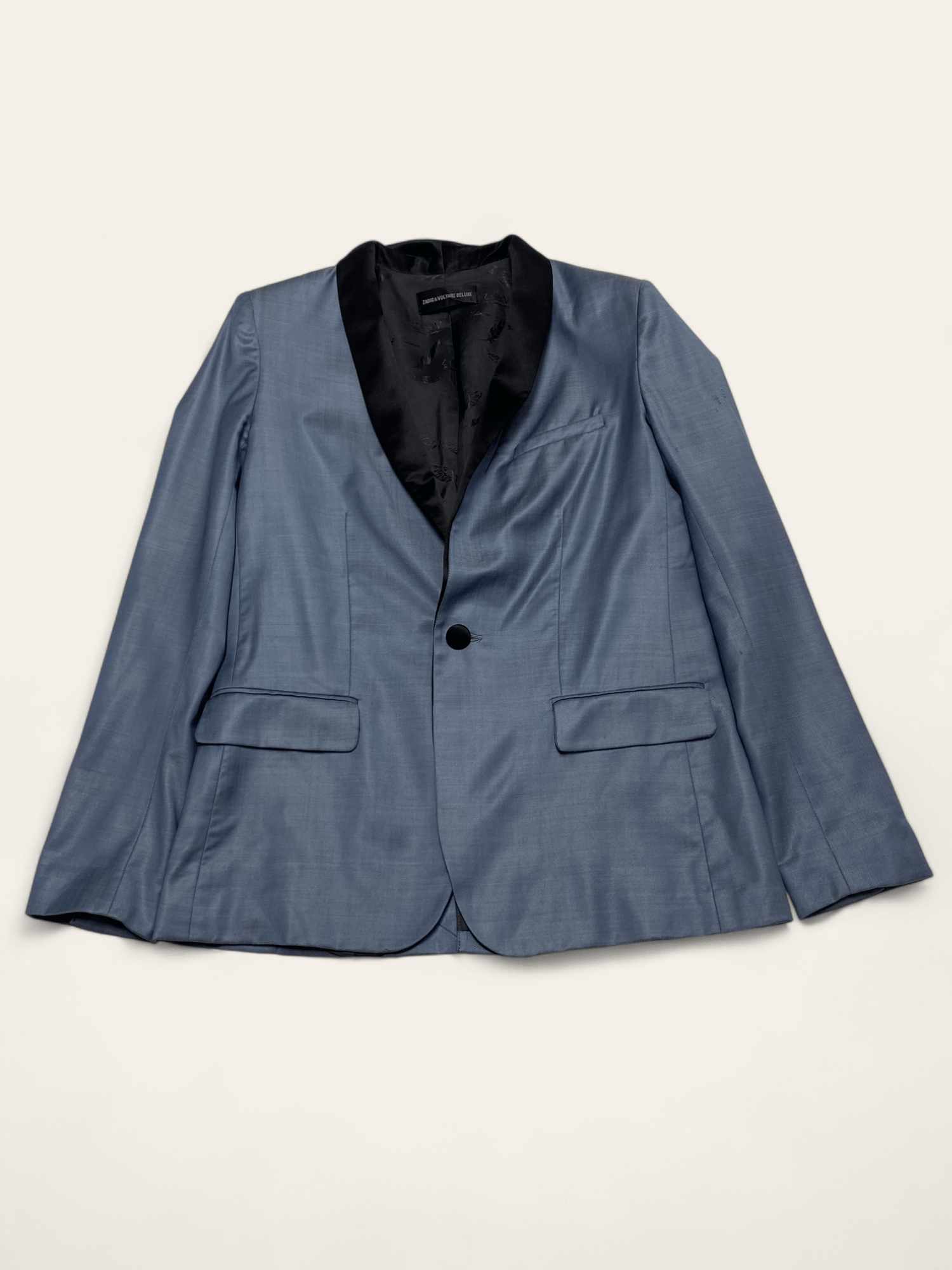 Zadig & Voltaire Vintage ZADIG VOLTAIRE LUXURY Blue Shine Blazer Luxury Size M / US 6-8 / IT 42-44 - 1 Thumbnail