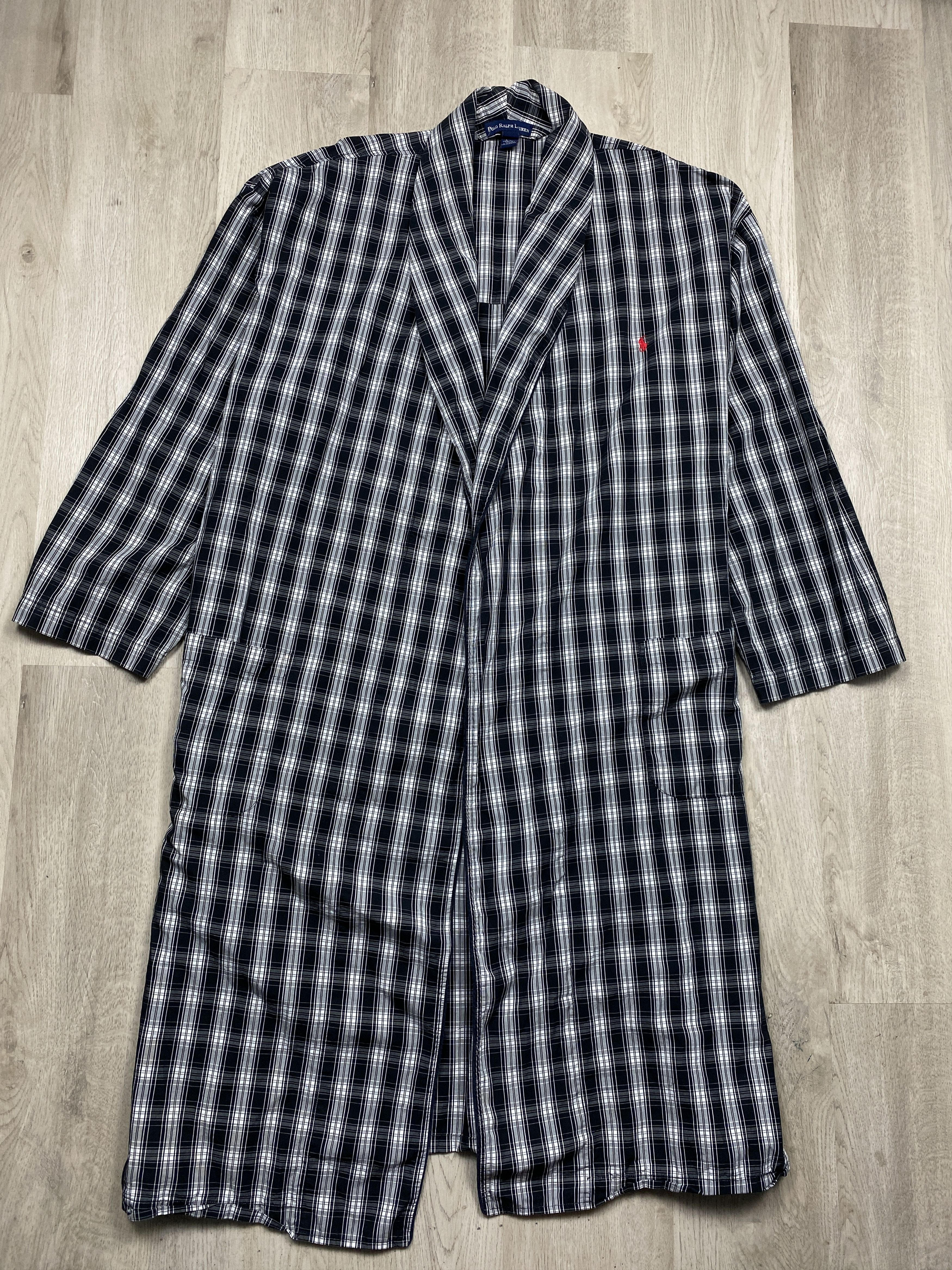 Polo Ralph Lauren Polo Ralph Lauren Vintage Mens Bath Robe Bathrobe Size US L / EU 52-54 / 3 - 1 Thumbnail