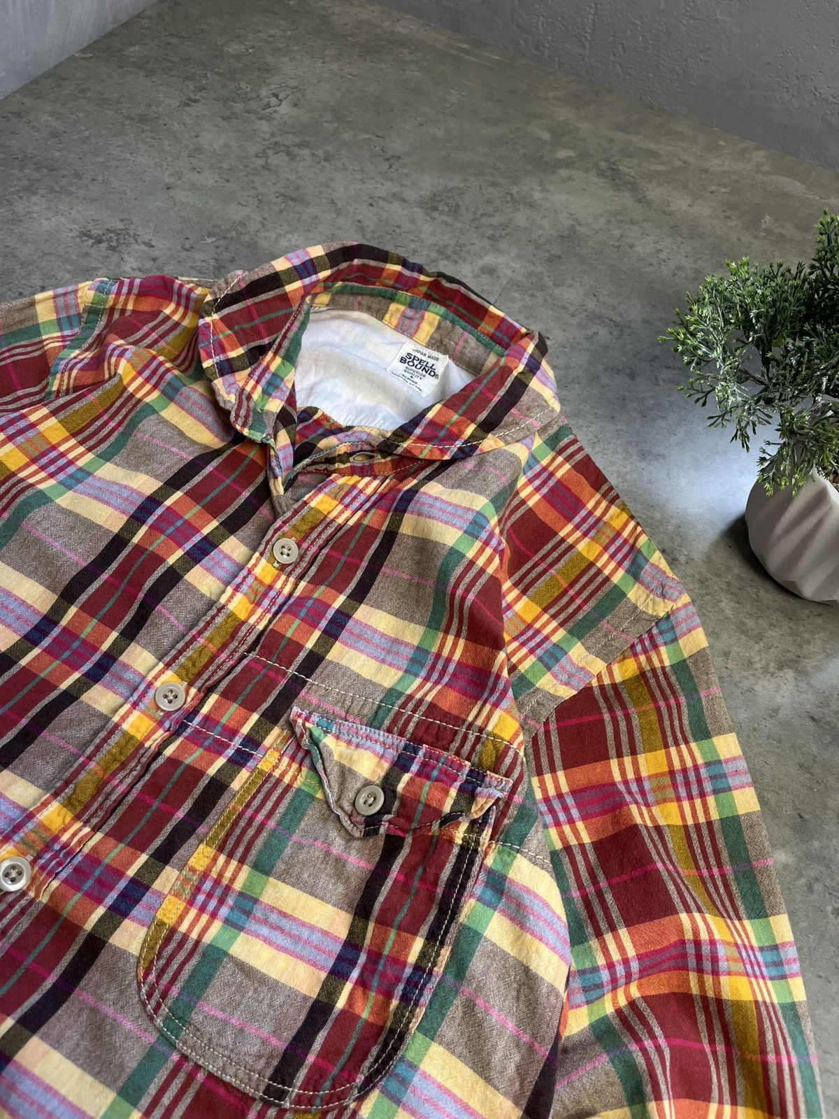 Spellbound Spell Bound Japan Mens Flannel Plaid Shirt Size US M / EU 48-50 / 2 - 6 Thumbnail