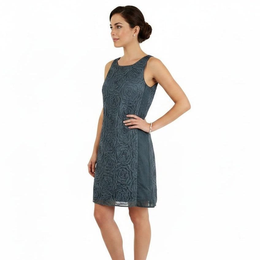 J.Crew J.Crew Gray Tulle Floral Patterned Sleeveless Dress, US0 Size XS / US 0-2 / IT 36-38 - 1 Thumbnail