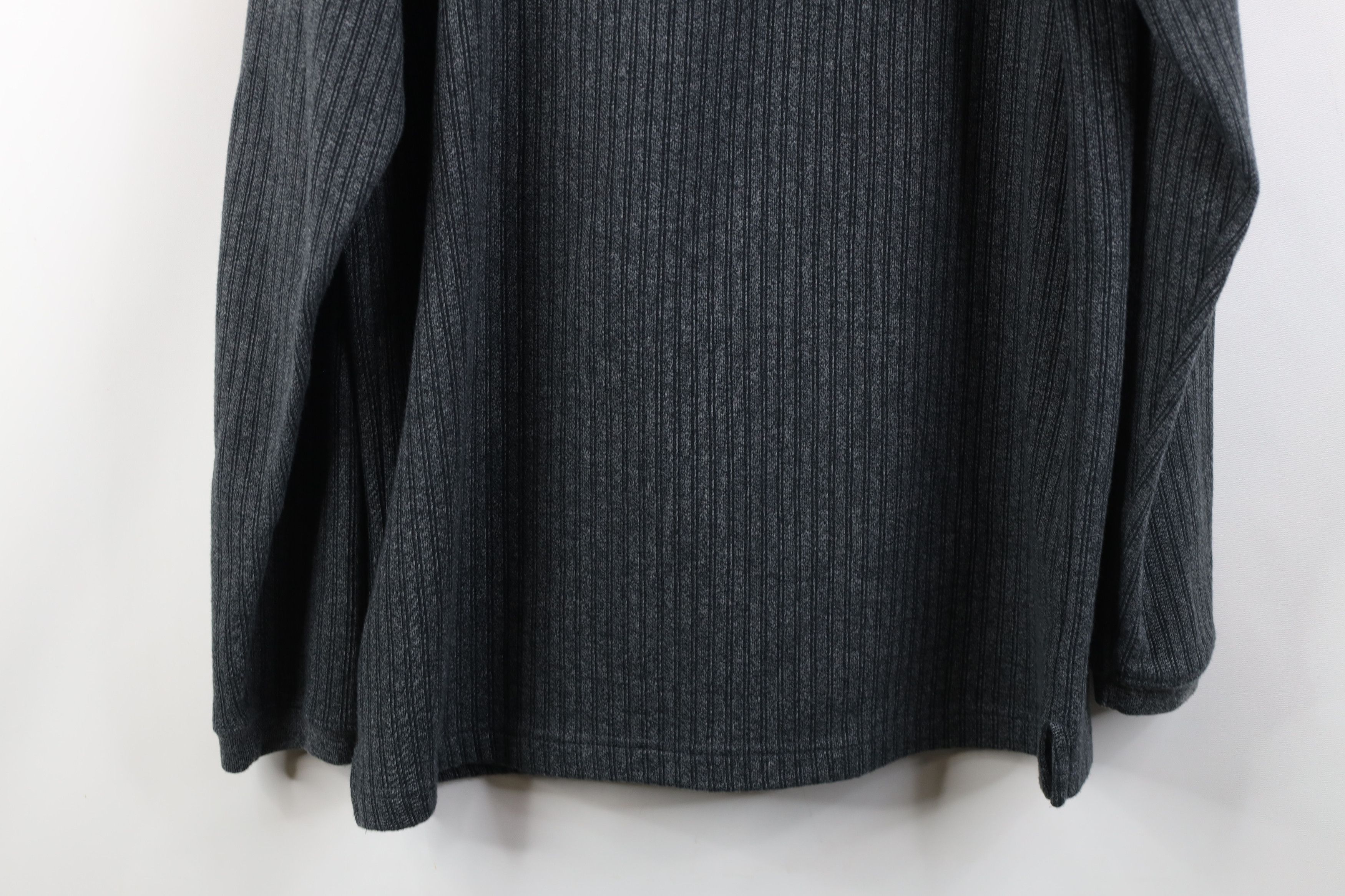 Vintage Vintage 90s Streetwear Ribbed Knit Long Sleeve Rugby Polo Size US M / EU 48-50 / 2 - 10 Thumbnail