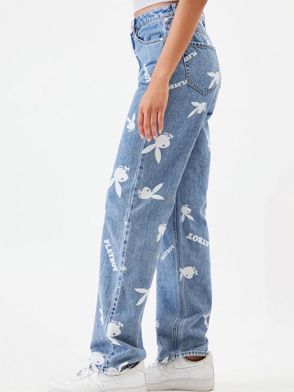 Playboy playboy 90s boyfriend jeans medium wash NWOT Size 24" / US 00 / IT 34 - 5 Thumbnail