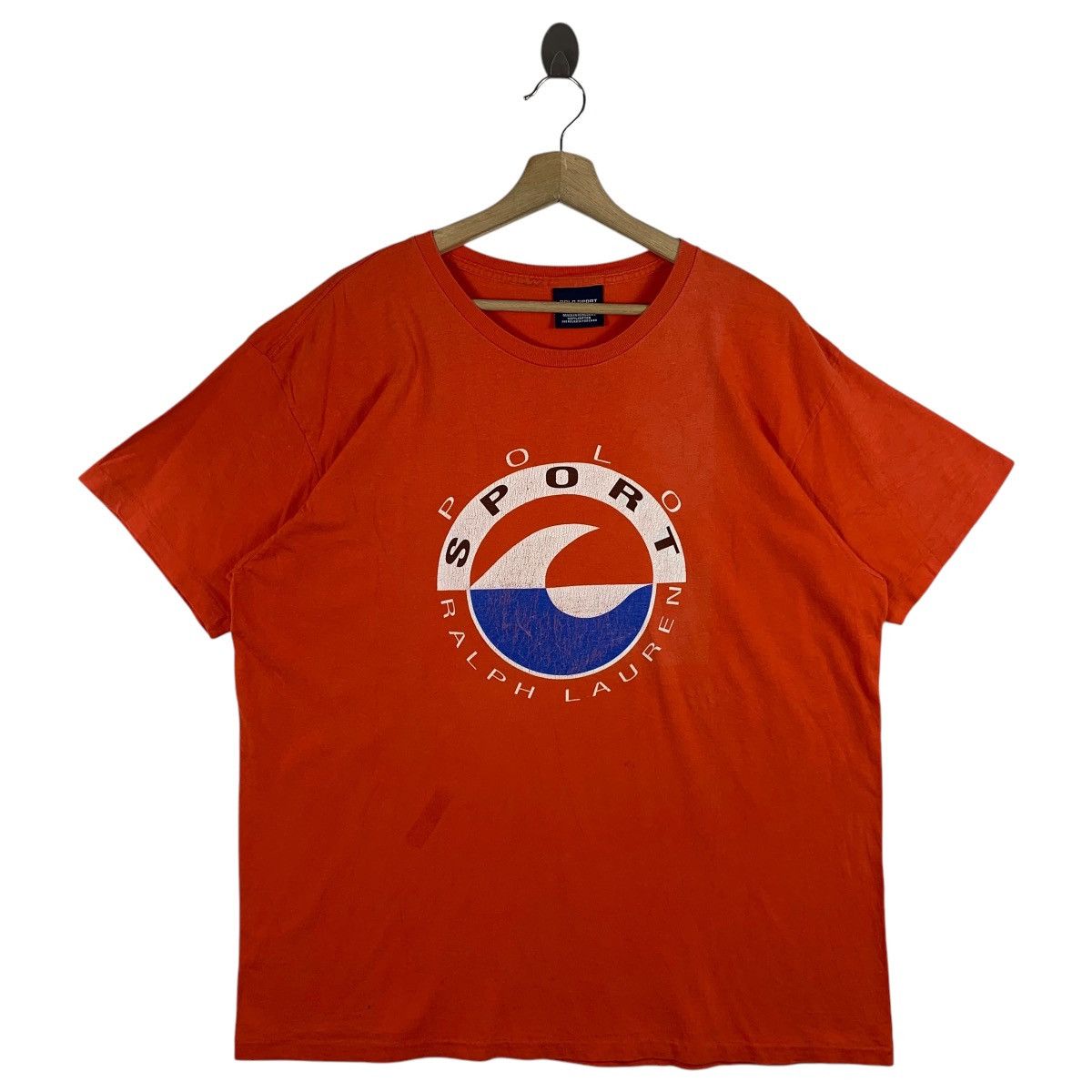 Polo Ralph Lauren × Vintage Vintage POLO SPORT by POLO RALPH LAUREN spellout tees Size US L / EU 52-54 / 3 - 1 Thumbnail
