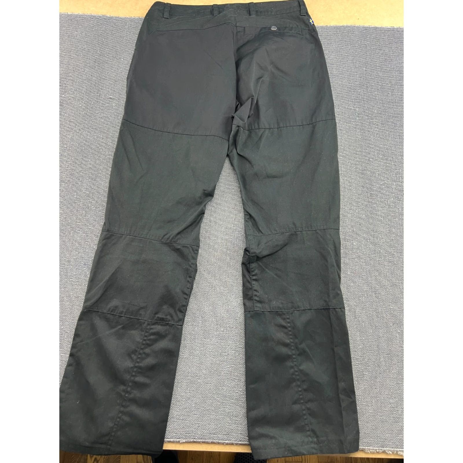 Vintage Fjällräven Niis Trousers Mens Pants Size EU 46 Black G-1000 Outdoor Track Pants Mens Size US 30 / EU 46 - 4 Thumbnail
