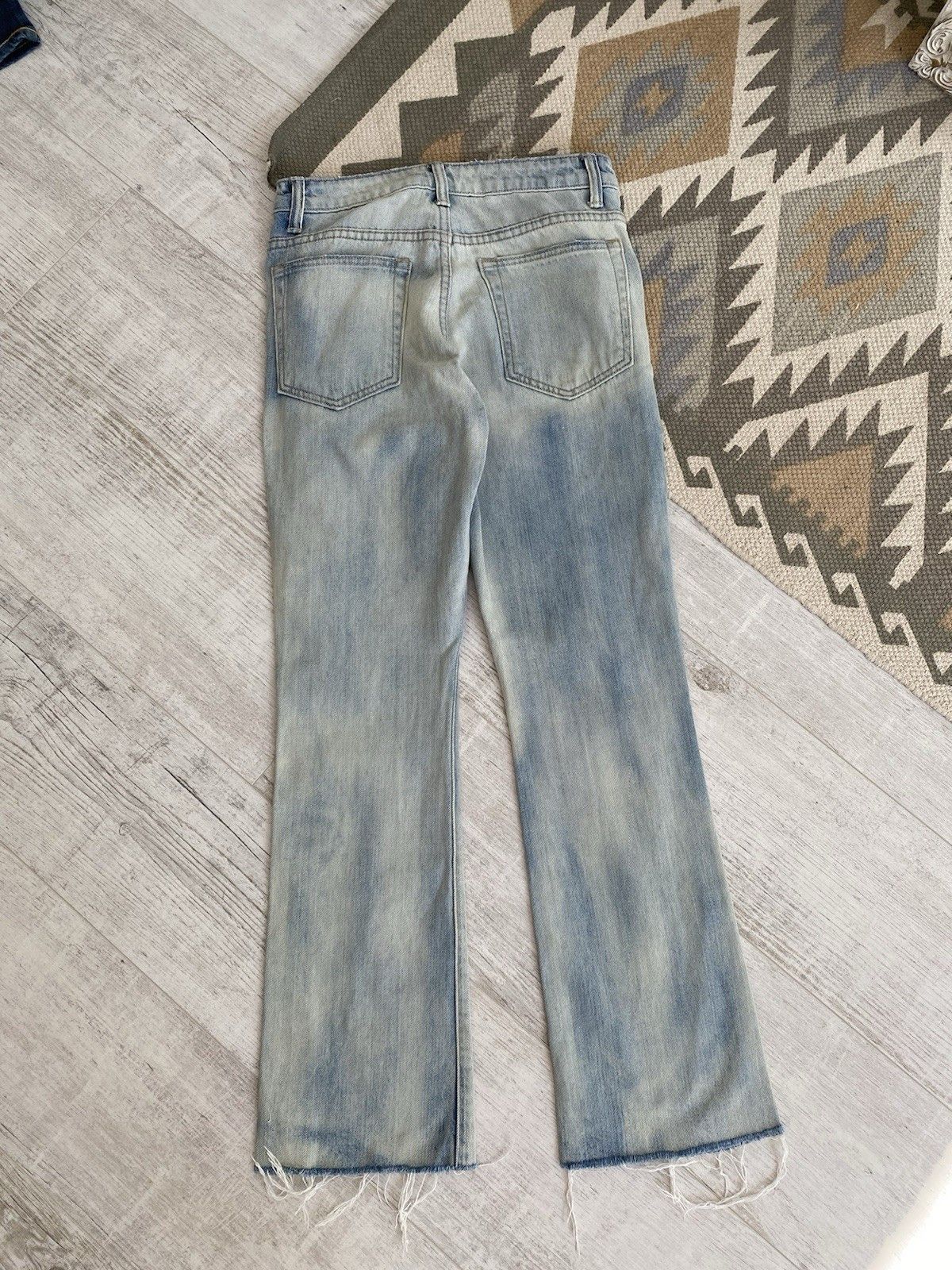 Helmut Lang Helmut Lang Womens Washed Denim Jeans Pants Size 26" / US 2 / IT 38 - 7 Thumbnail