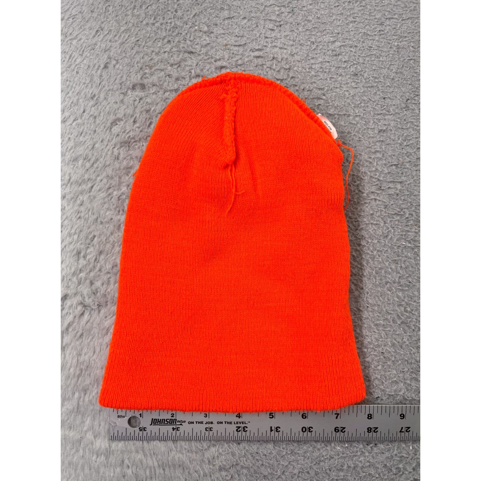 Vintage Thinsulate Beanie Hat Adult Orange Knit Acrylic Insulated Lightweight Hunting USA Mens One Size Size ONE SIZE - 4 Thumbnail