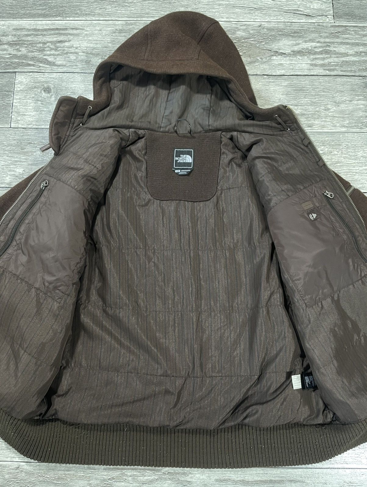 The North Face Rare Vintage The North Face 2008 Wool MA-1 Style Bomber Size US L / EU 52-54 / 3 - 11 Thumbnail