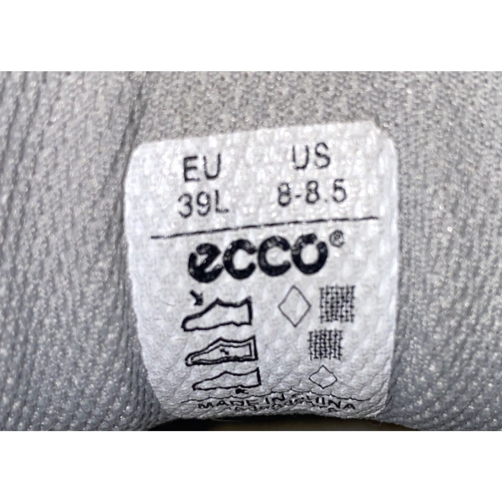 Ecco ECCO Womens White/Blue Lace Up Athletic Sneakers Size 8 Sneakers Womens Athletic Shoes Low Top White Blue Lace Up 8 US 39 EU Size US 8 / IT 38 - 7 Thumbnail