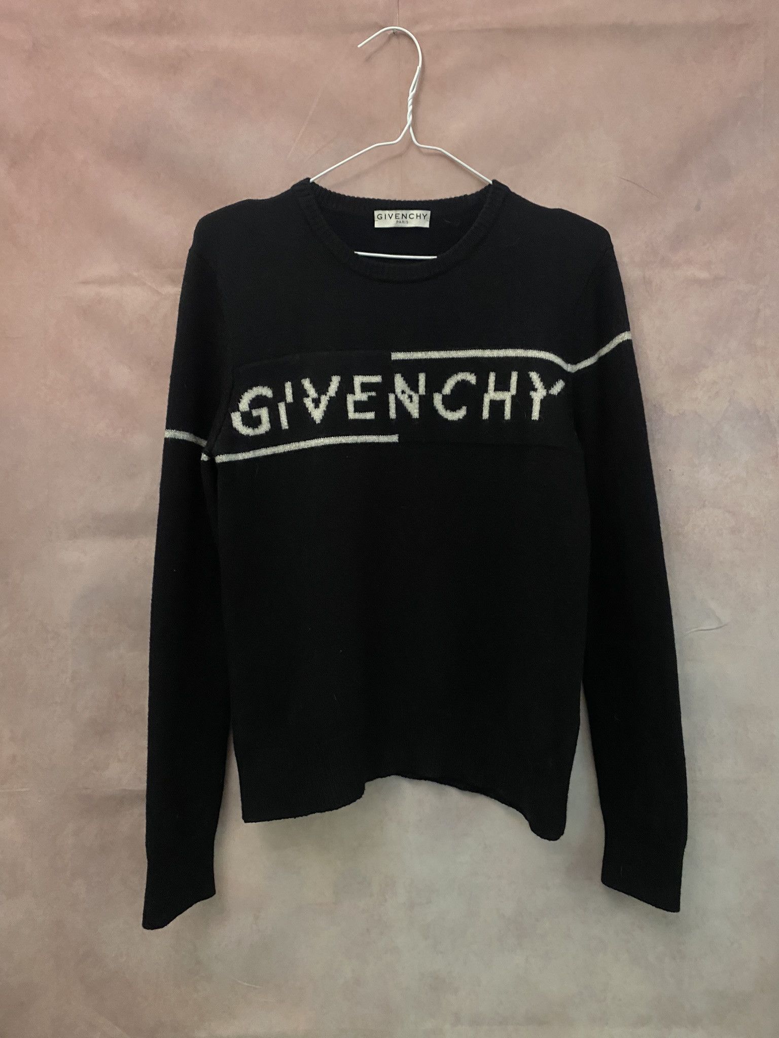 Designer × Givenchy Givenchy Paris Sweater Big Logo Size US M / EU 48-50 / 2 - 1 Thumbnail