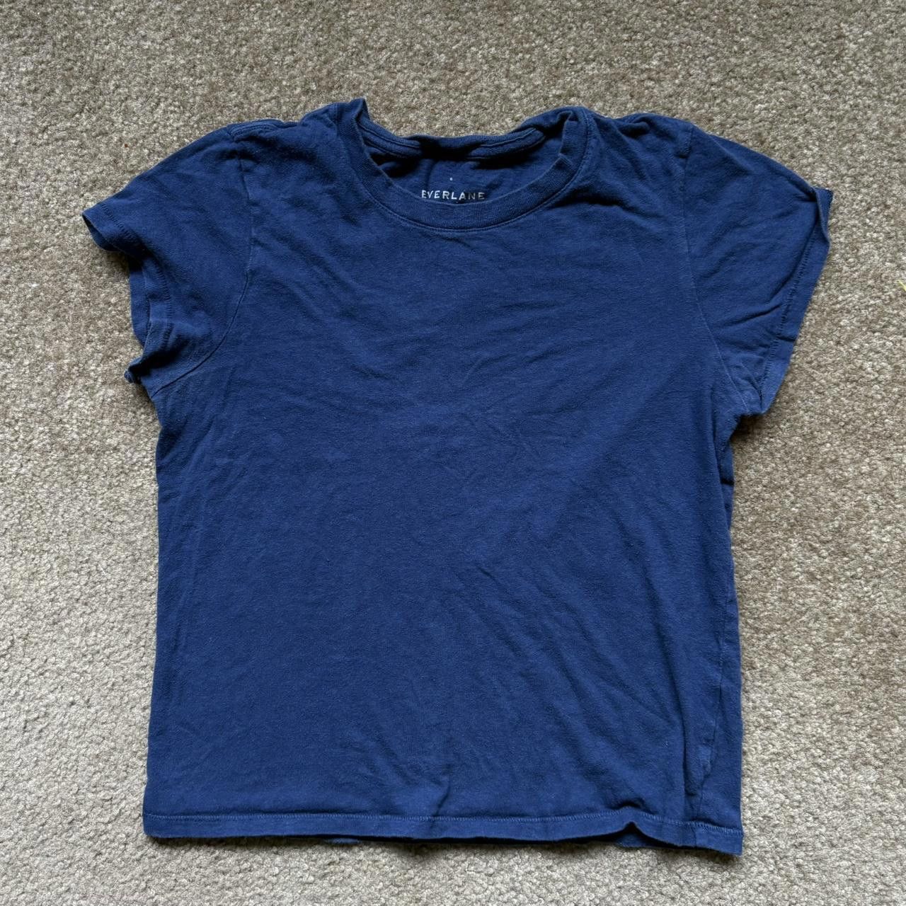 Everlane Everlane Blue Tee 90s Size S / US 4 / IT 40 - 1 Thumbnail