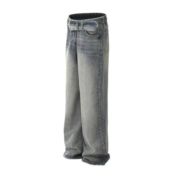 Japanese Brand Tomoko x Yuka Men's retro loose straight washed jeans Size US 32 / EU 48 - 2 Thumbnail