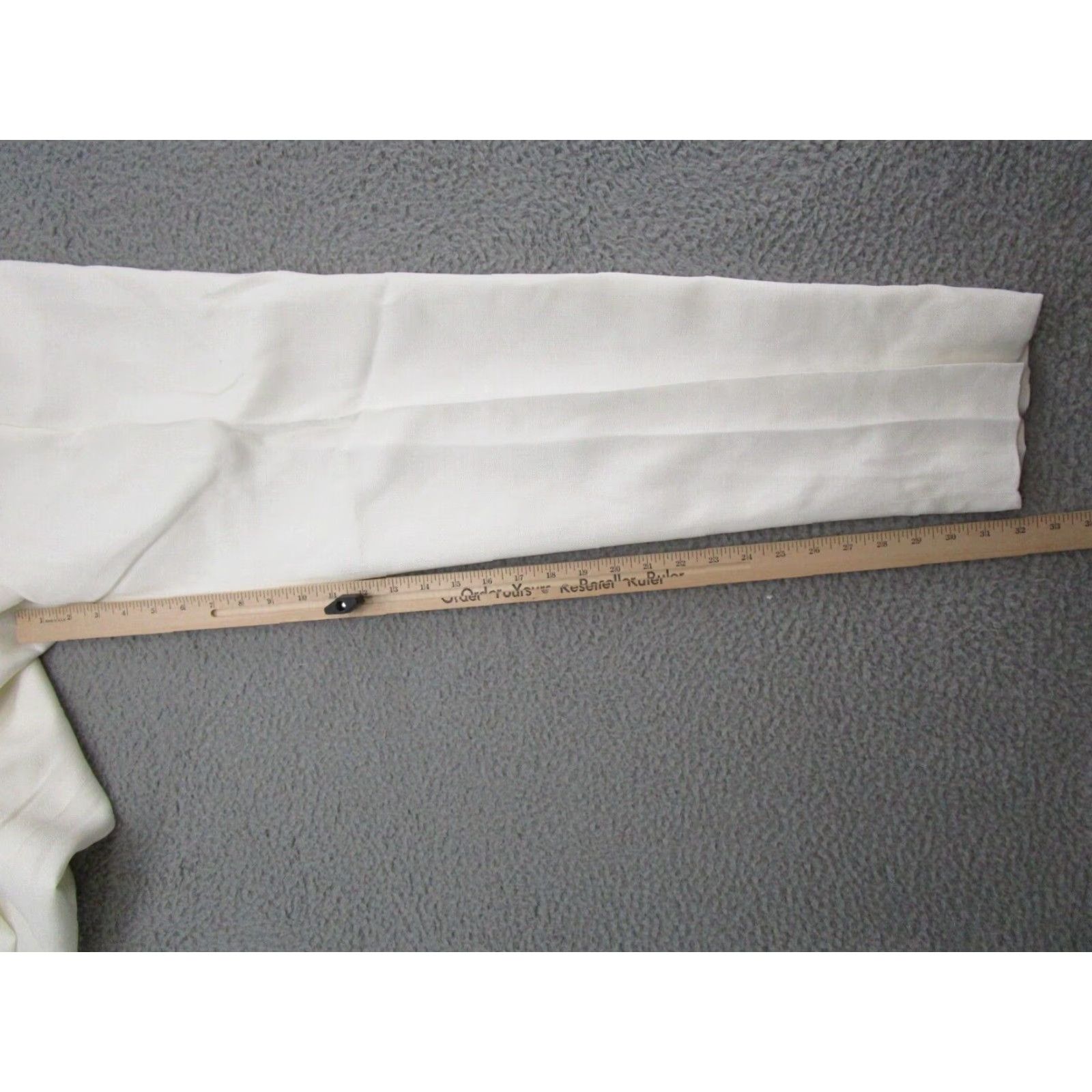 Vintage VINTAGE Alex Sport Pleated Ivory White Dress Pants Lined Women's Size 14 NEW Size 36" / US 14 / IT 50 - 7 Thumbnail