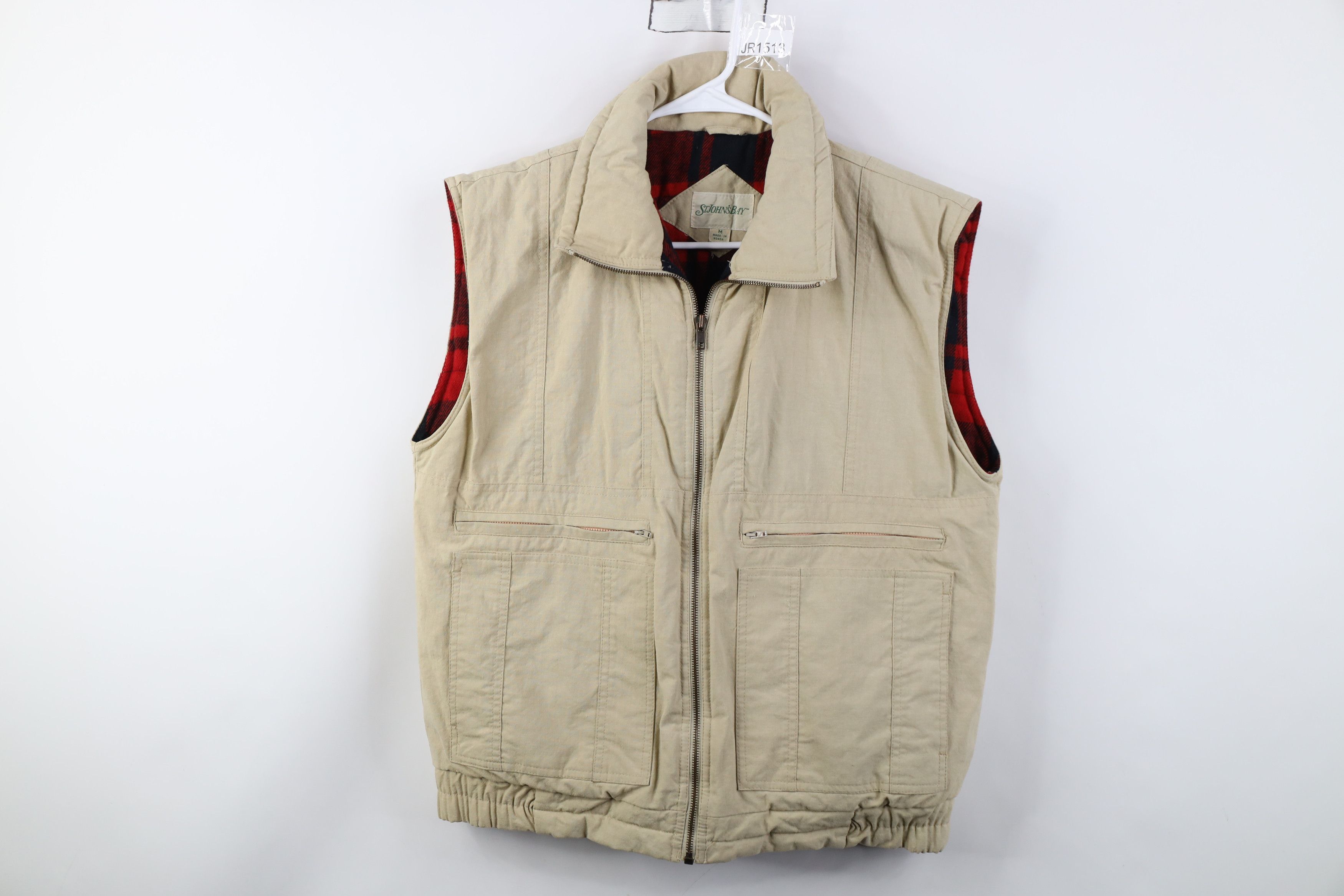 Vintage Vintage 90s Streetwear Lined Stonewash Puffer Vest Jacket Size US M / EU 48-50 / 2 - 1 Thumbnail