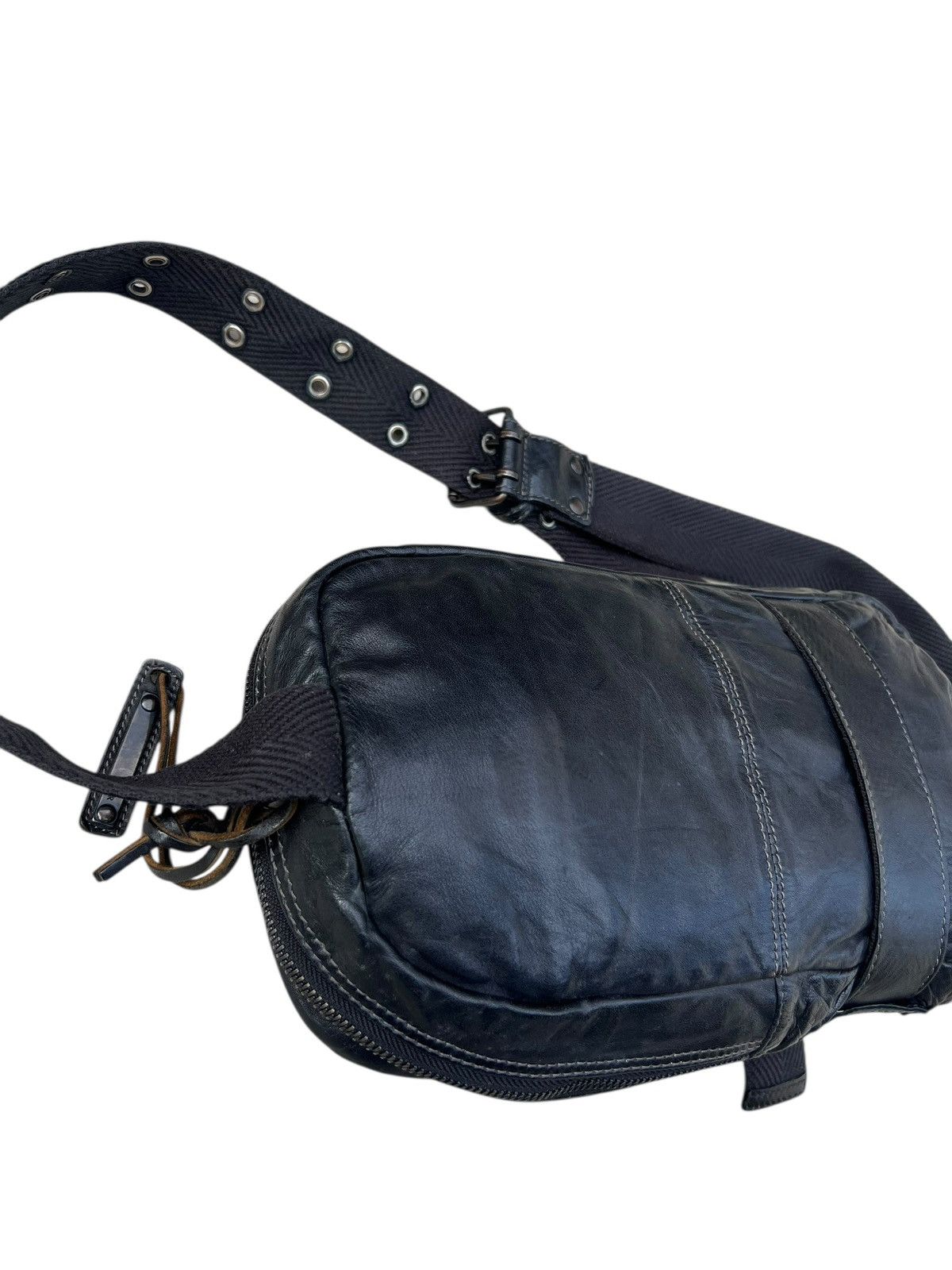 Leather Zer Japan Black Nappa Leather Bag Crossbody Size ONE SIZE - 11 Thumbnail