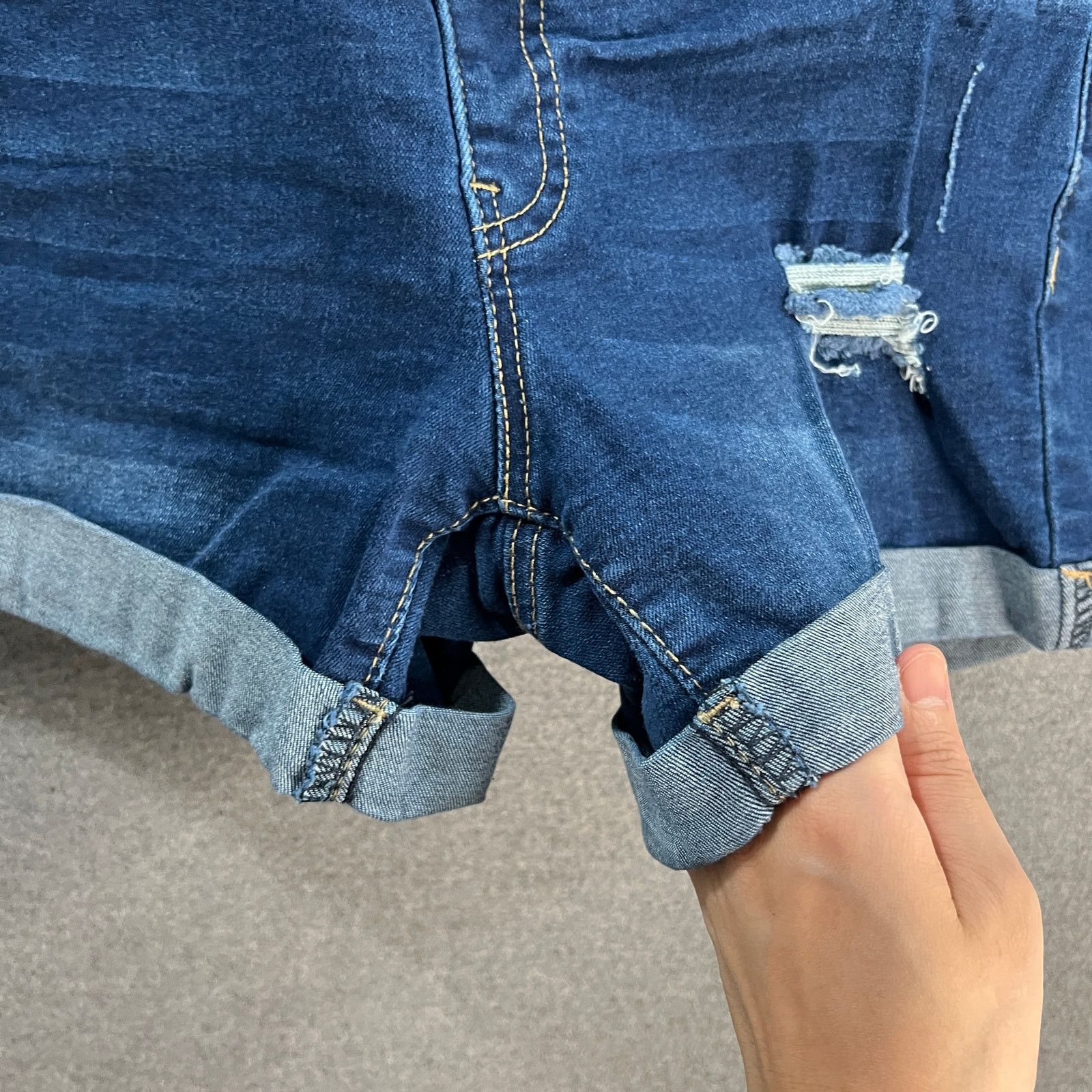 Other Shein Maternity Short Blue Jeans Women Size Medium (6US) Size 28" / US 6 / IT 42 - 7 Thumbnail