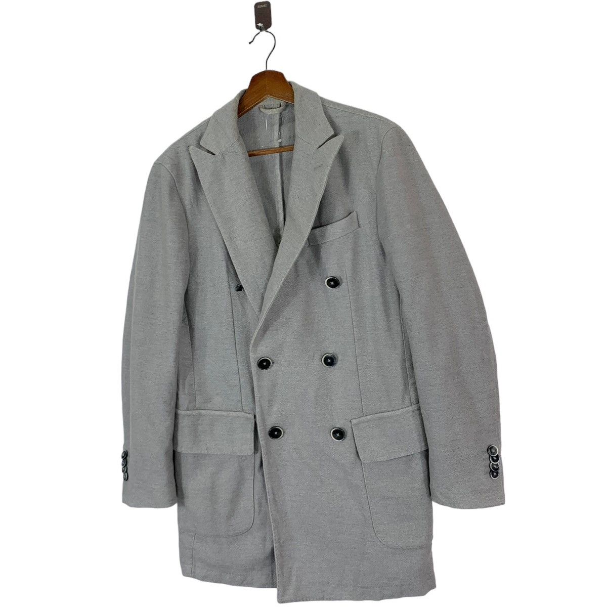 L.B.M. 1911 Vintage L.B.M. 1911 Wool Double Breasted Coat Size US M / EU 48-50 / 2 - 2 Thumbnail