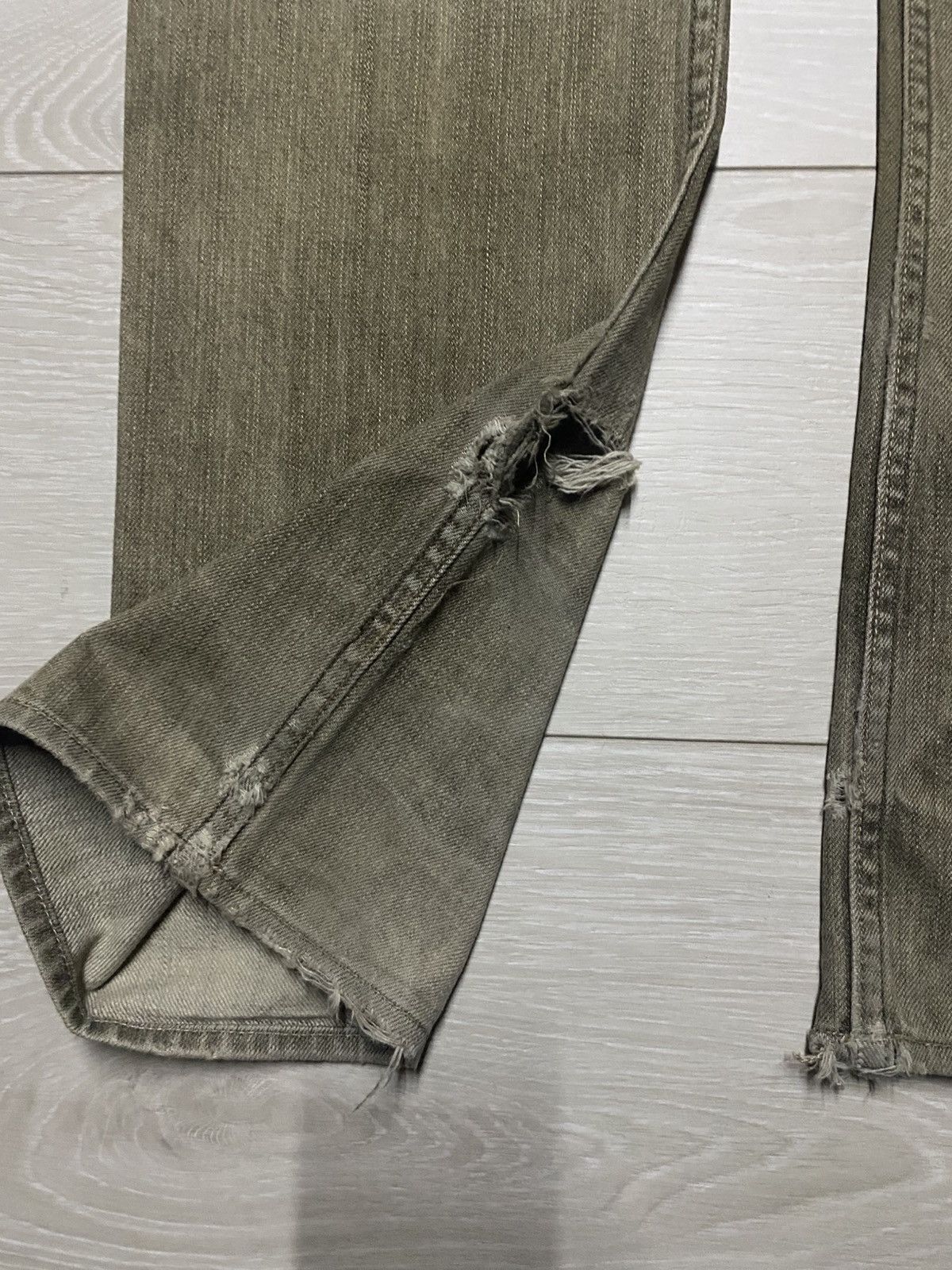 Dapper Dan × Gap Vintage Gap Denim Brown Faded Distressed Loose Jeans Size US 30 / EU 46 - 9 Thumbnail