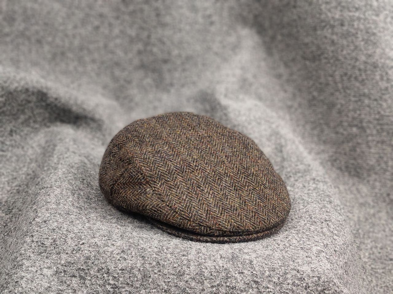 Harris Tweed Wool Flat cap Size ONE SIZE - 3 Thumbnail