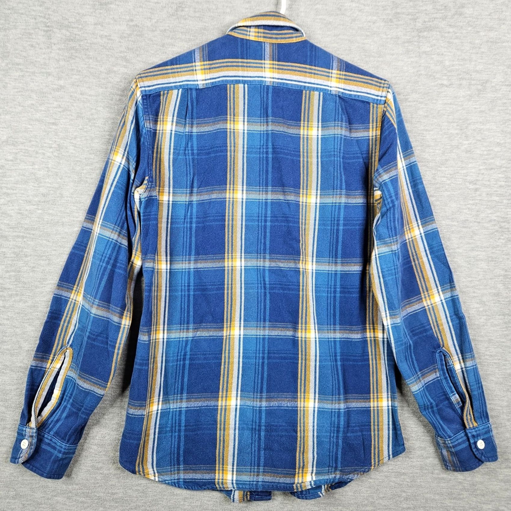 Wallace & Barnes Wallace & Barnes Men’s Plaid Button-Up Long Sleeve Casual Flannel Shirt XS Size US XS / EU 42 / 0 - 2 Thumbnail