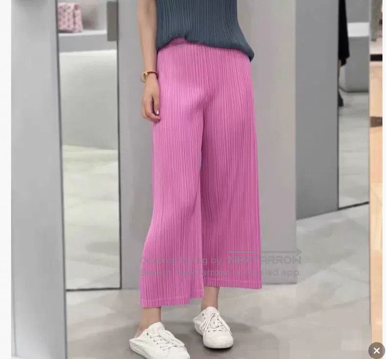 Issey Miyake Issey Miyake size:3 Pink Pants Size 22" - 1 Thumbnail