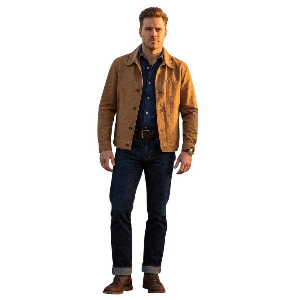Alexander Julian Vintage Alexander Julian Workwear Canvas Jacket Size US M / EU 48-50 / 2 - 1 Thumbnail
