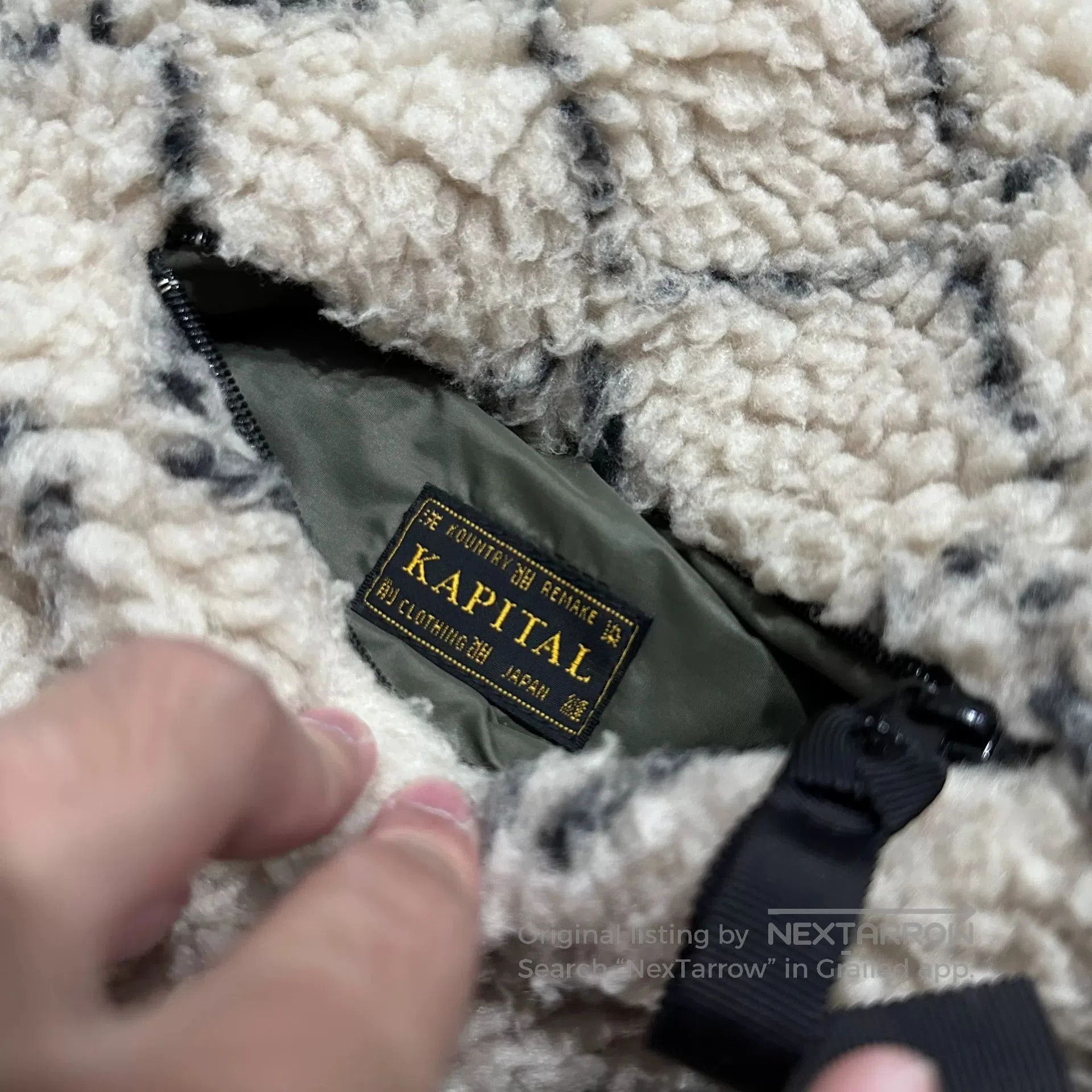 Kapital Kapital Reversible Lamb Fleece Jacket. Size US XL / EU 56 / 4 - 4 Thumbnail