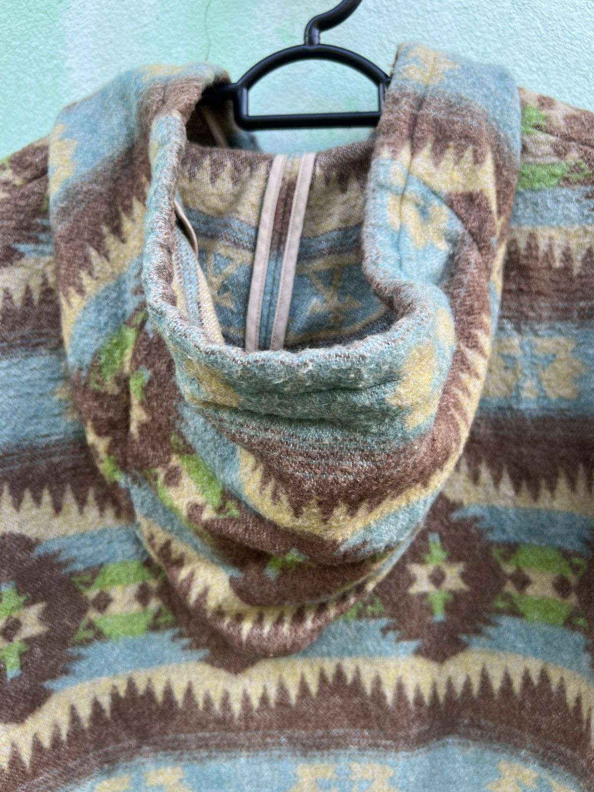 Japanese Brand Vintage Margaretline Aztec Wool Duffle Coat Native American Size US XL / EU 56 / 4 - 18 Thumbnail