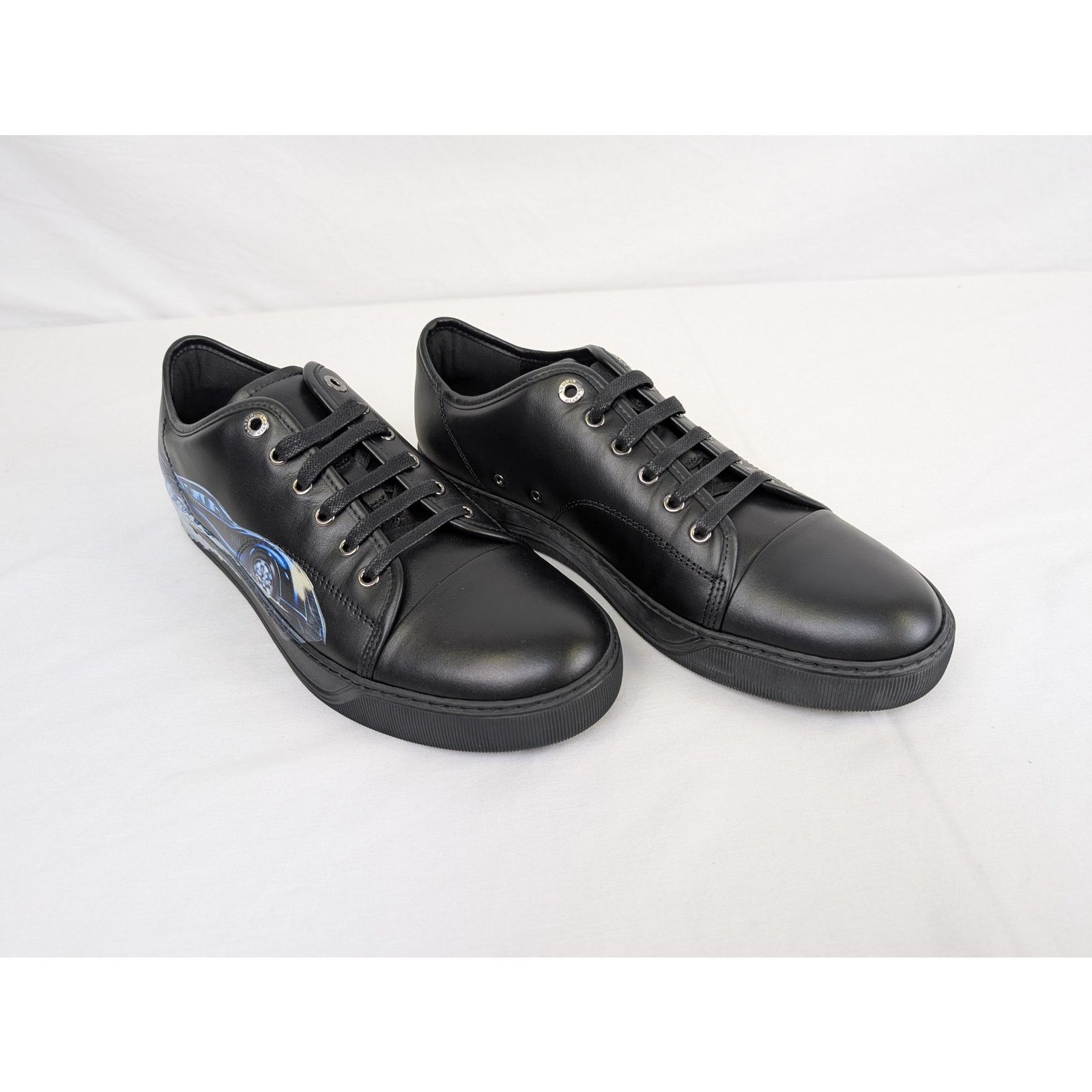 Lanvin o1rshd1 DBBI Low Top Sneakers in Black Size US 9 / EU 42 - 8 Thumbnail