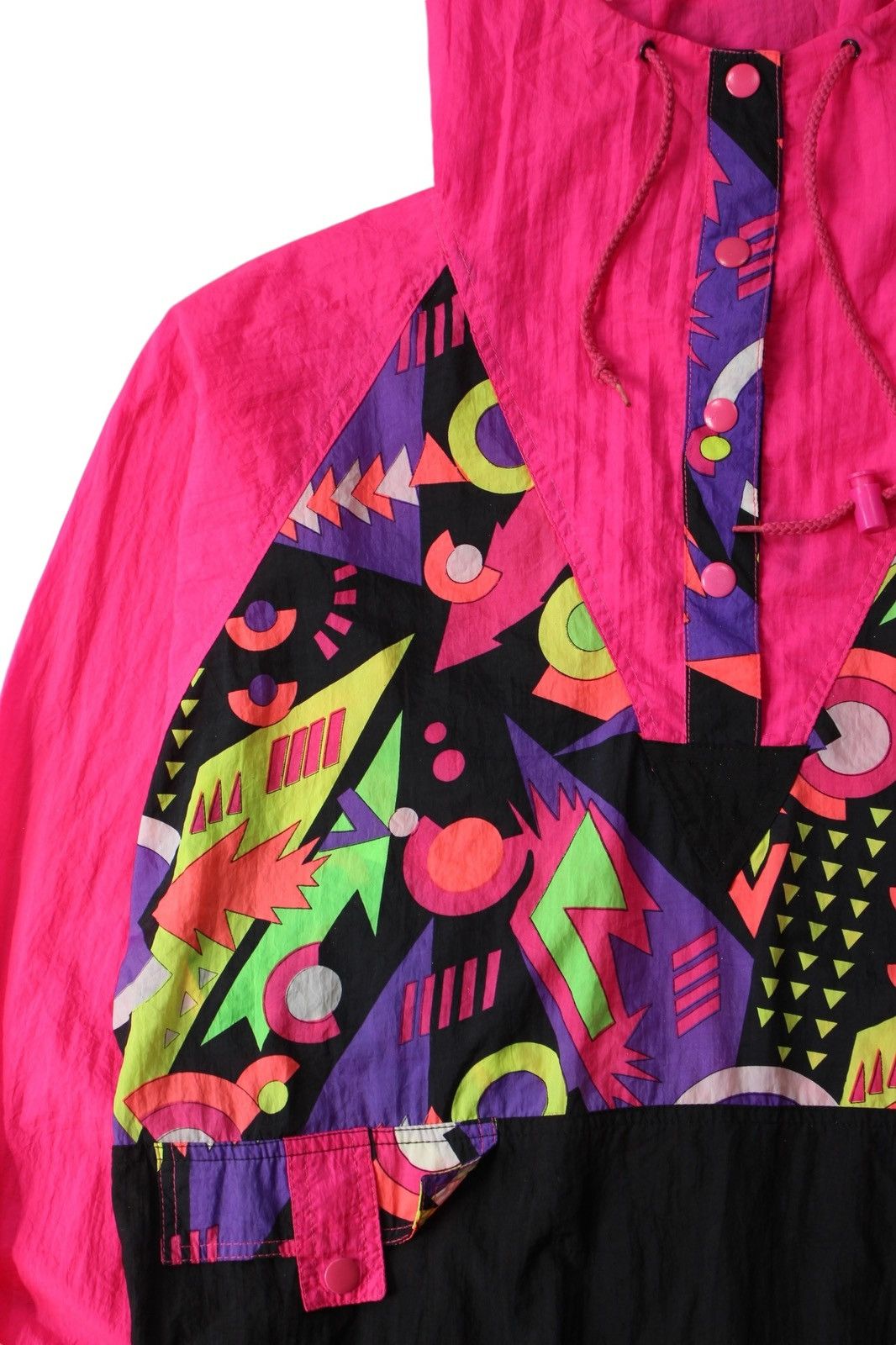 Vintage 1990S D.K.P INTERNATIONAL SPORT MODE NYLON WINDBREAKER Size US L / EU 52-54 / 3 - 3 Thumbnail