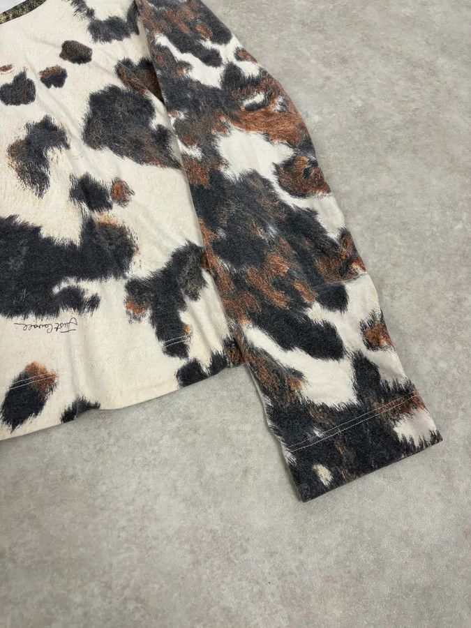 Just Cavalli SS2004 Cavalli Cow Print Movement Longsleeves Size S / US 4 / IT 40 - 7 Thumbnail