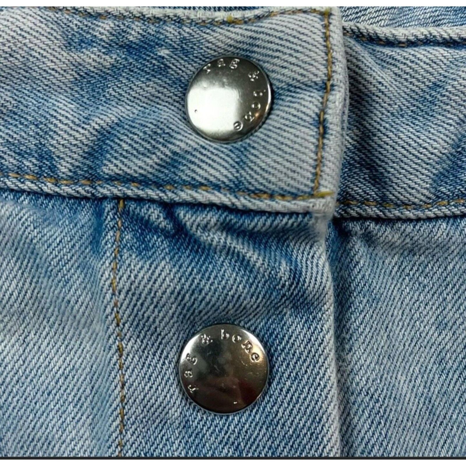 Rag & Bone RAG & BONE Skirt Size 24 Light Wash A-Line Frayed Raw Hem Size 24" / US 00 / IT 34 - 6 Thumbnail