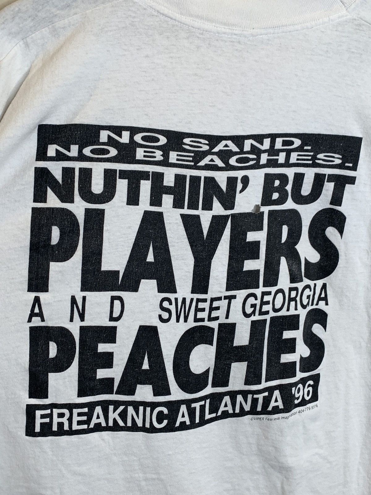 Rap Tees × Vintage *RARE* Vintage 1996 Freaknic Freaknik Atlanta Rap Tee Shirt Size US L / EU 52-54 / 3 - 4 Thumbnail