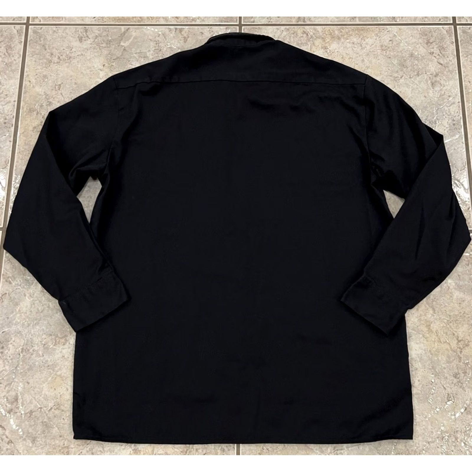 Dickies Dickies Black Long Sleeve Shirt Mens L Twill Work Shirt Uniform Mechanic Size US L / EU 52-54 / 3 - 5 Thumbnail