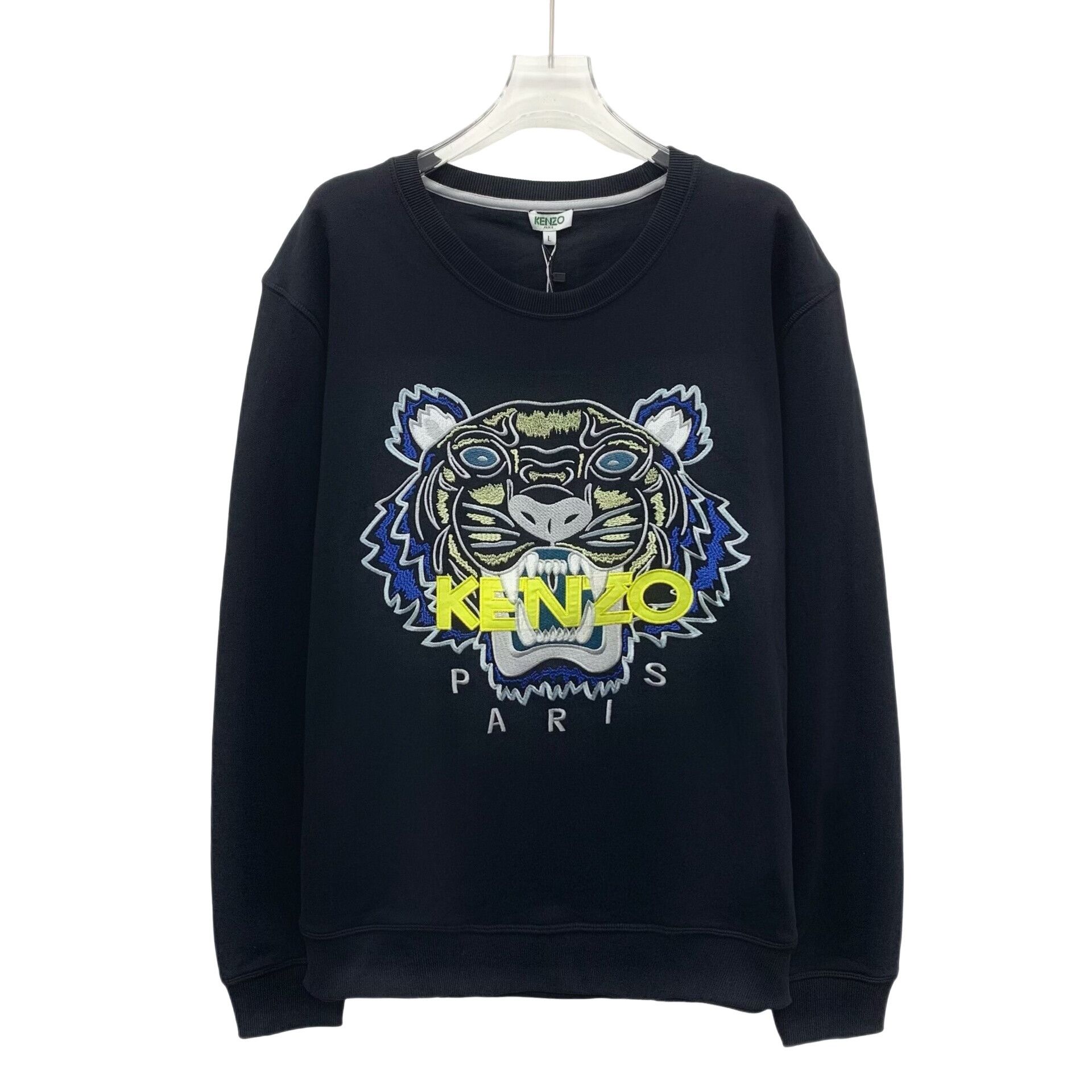Kenzo Kenzo Tiger Head Embroidery Sweatshirt L Size US L / EU 52-54 / 3 - 1 Thumbnail
