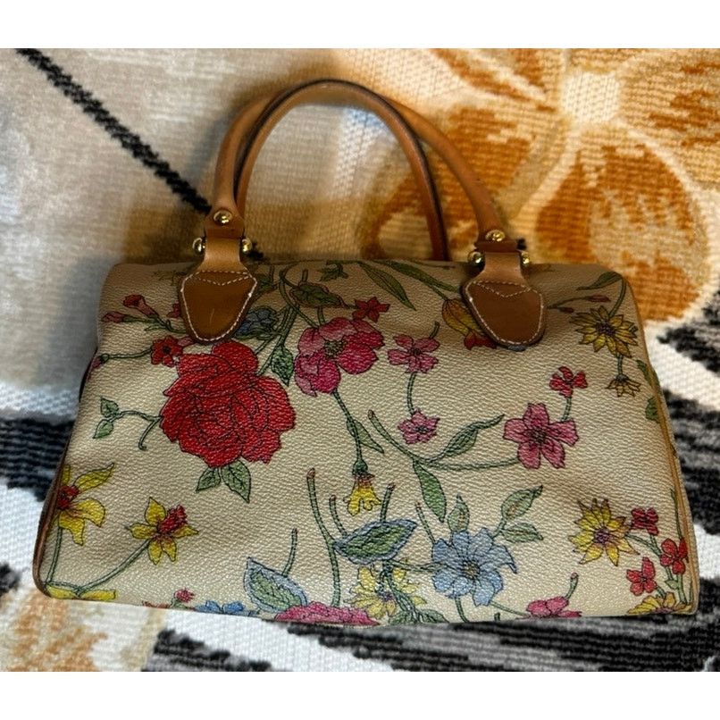 Bcbgmaxazria Marco Avane Floral satchel vintage Size ONE SIZE - 2 Thumbnail