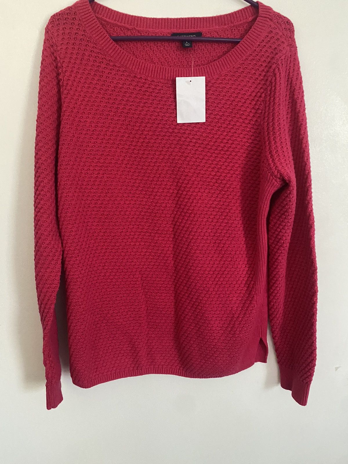 Lands' End New bright pink lands end sweater large Size L / US 10 / IT 46 - 1 Thumbnail